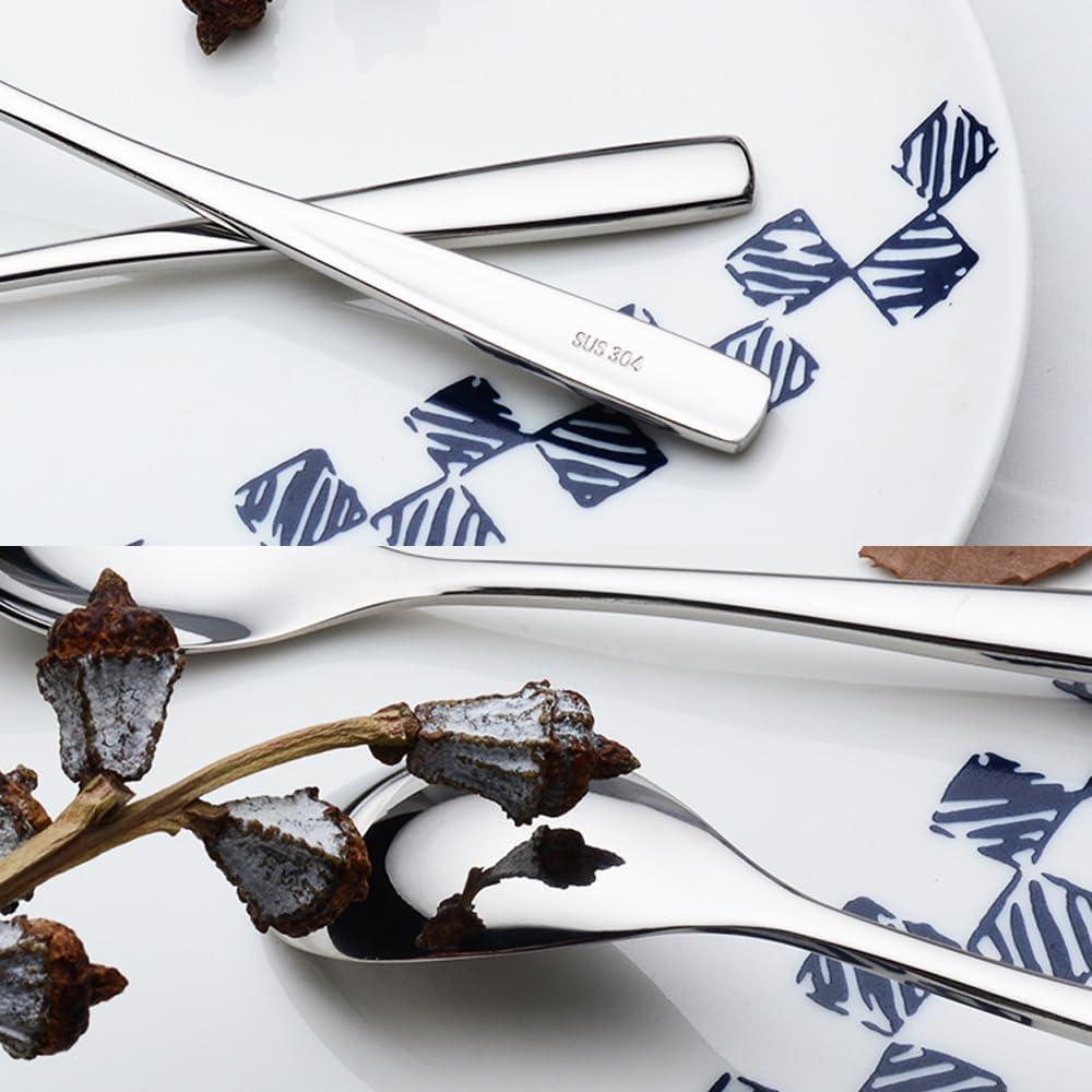 Cucharas de Postre de Acero Inoxidable Wenkoni - Set 5 Piezas