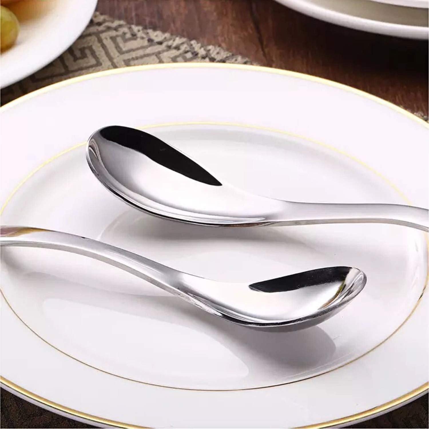 Set de 6 Cucharas de Sopa AOOSY Acero Inoxidable Ergonómicas