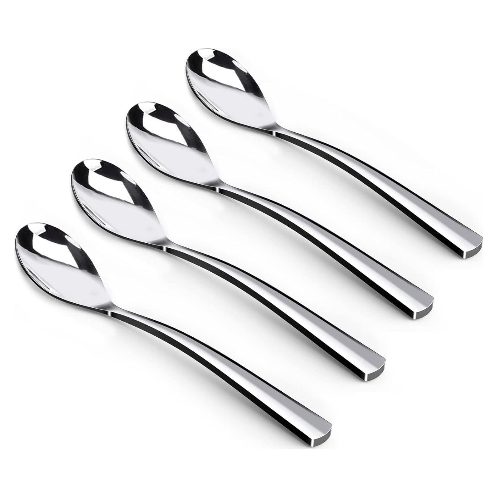 Juego de 4 cucharas de café GLAMFIELDS acero inoxidable 15,24 cm