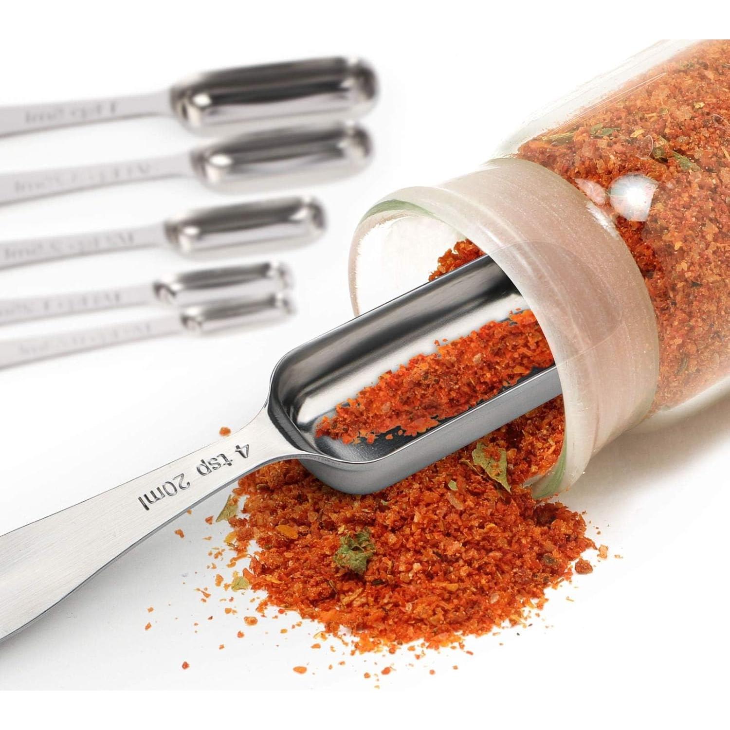 Set de 10 Cucharas Medidoras Acero Inoxidable FANGSUN