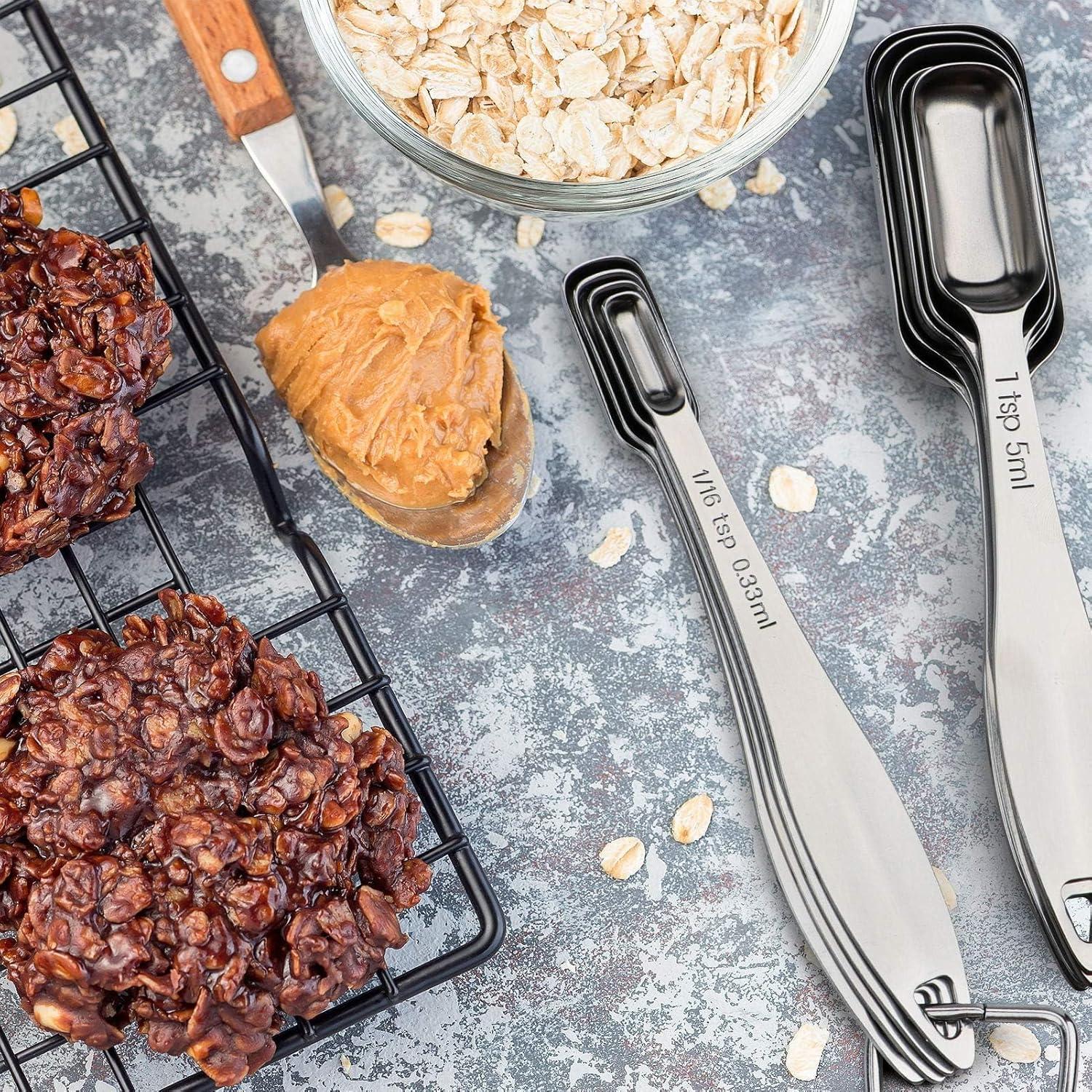 Set de 10 Cucharas Medidoras Acero Inoxidable FANGSUN