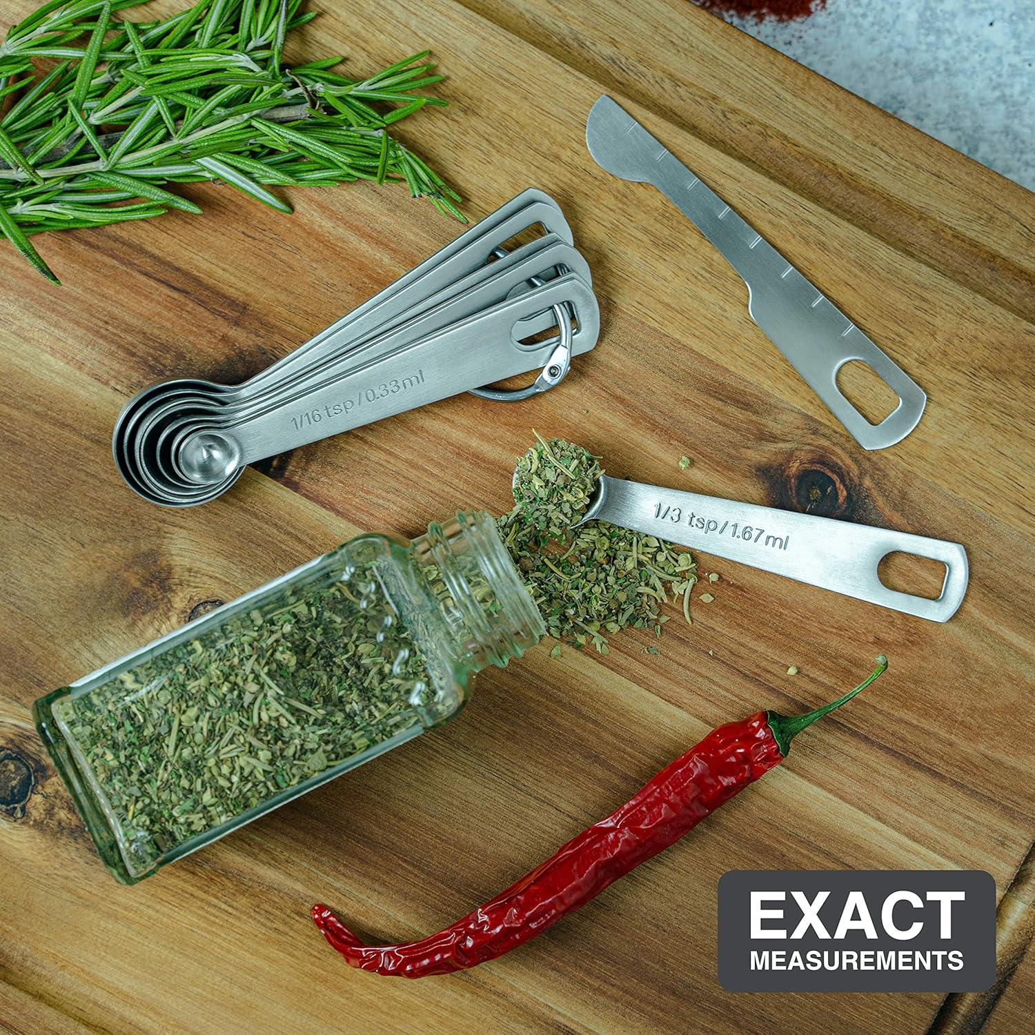 Set de 9 Cucharas Medidoras BALCI Acero Inoxidable 18/8