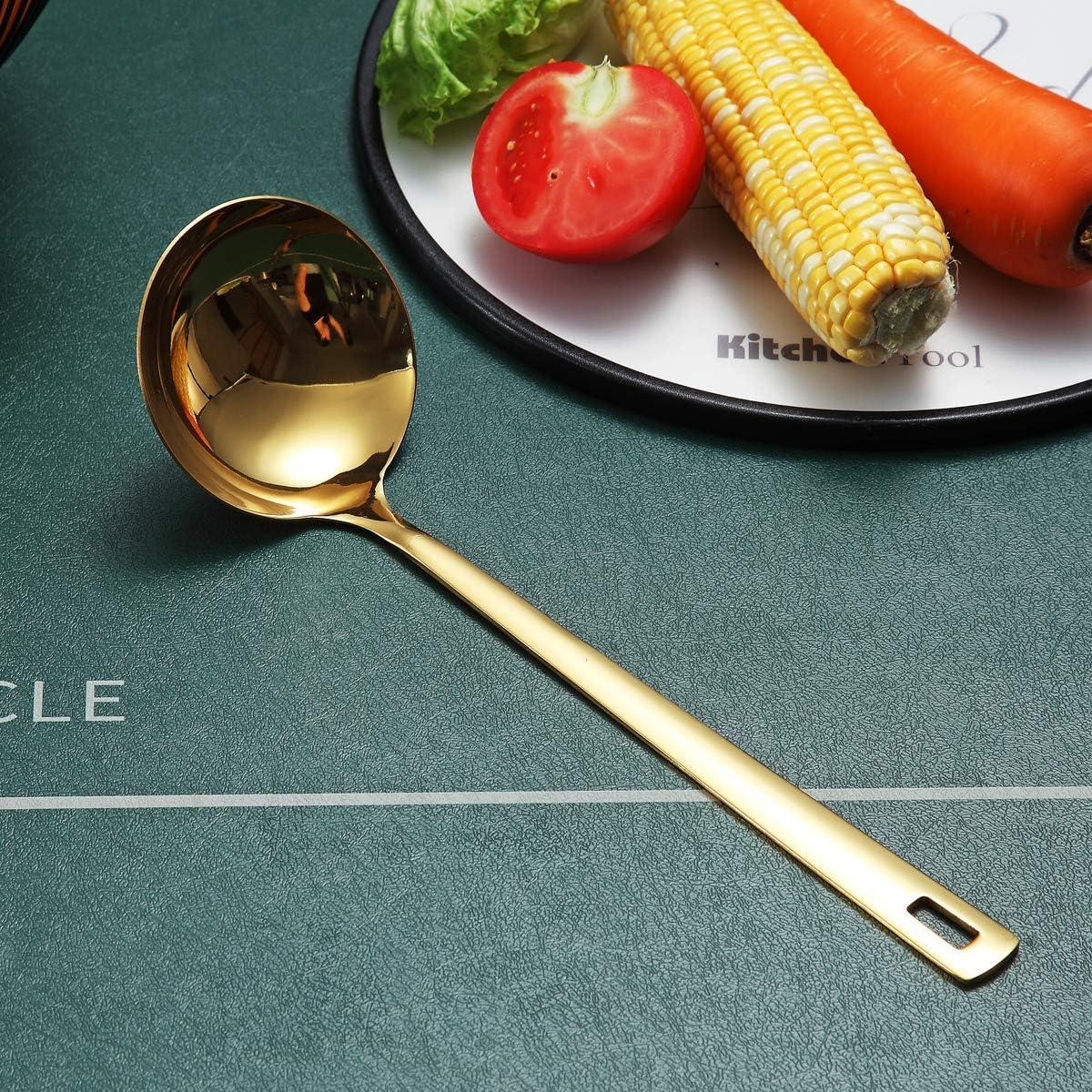 Cucharón de Cocina Berglander Acero Inoxidable Oro 30,68 cm