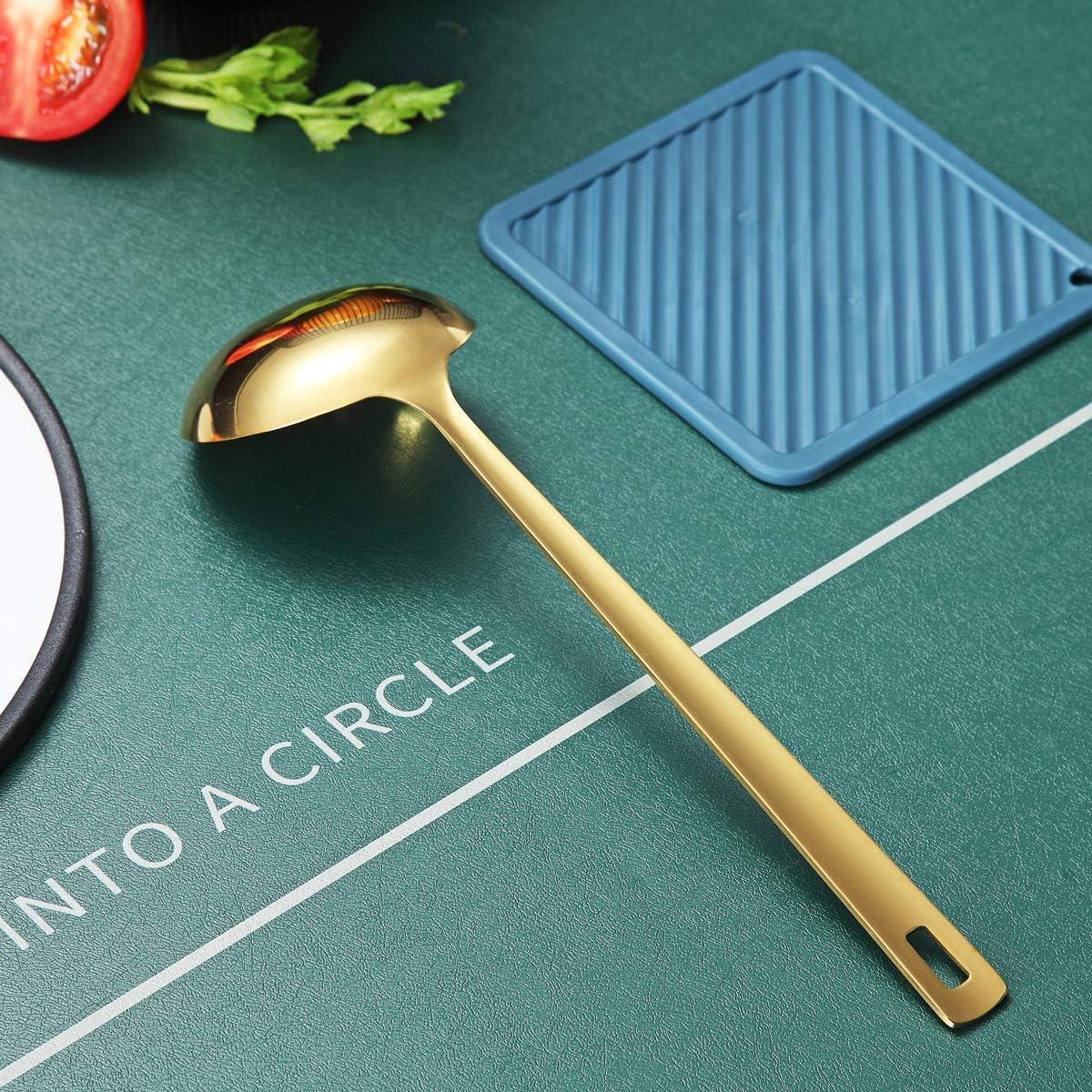 Cucharón de Cocina Berglander Acero Inoxidable Oro 30,68 cm