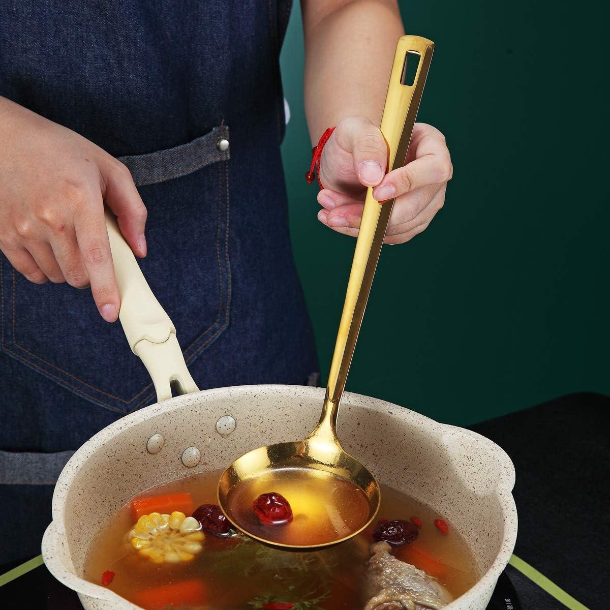Cucharón de Cocina Berglander Acero Inoxidable Oro 30,68 cm