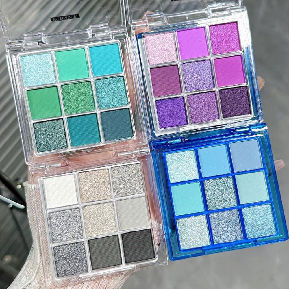 Paleta de Sombra de Ojos CAKAILA 9 Colores Alta Pigmentación