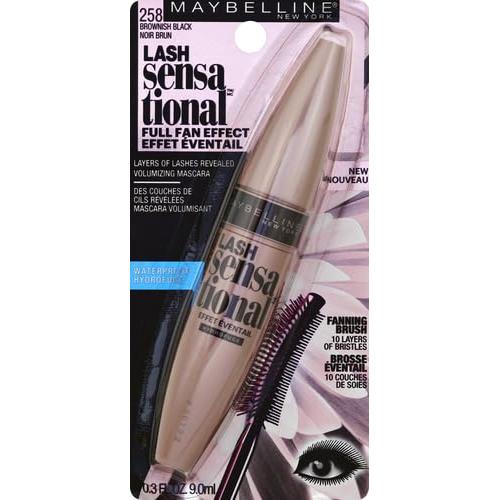 Máscara de Pestañas Maybelline Lash Sensational 8,79 ml Negro Marrón