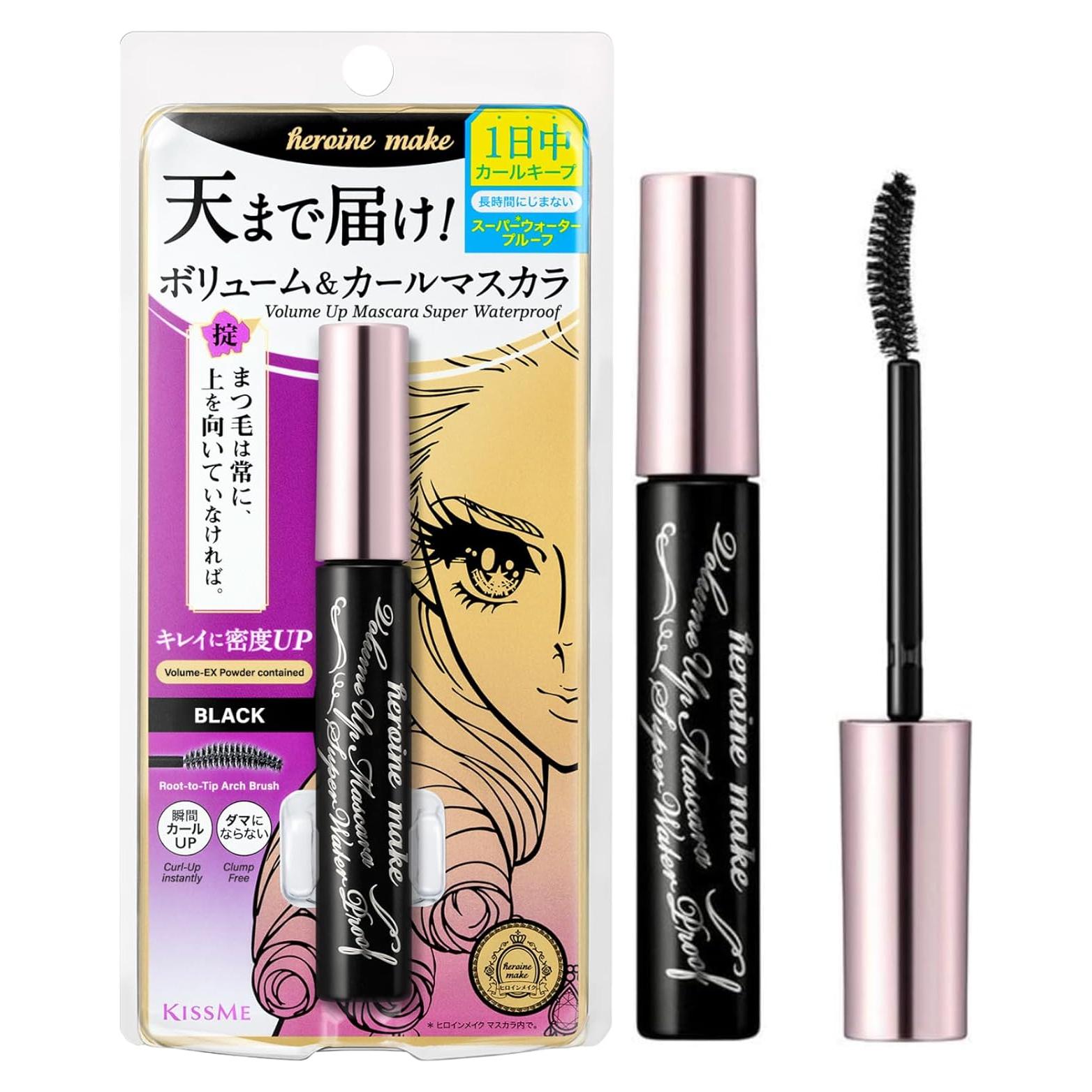 Máscara Voluminizadora Isehan HEROINE MAKE Negra 6,23 ml