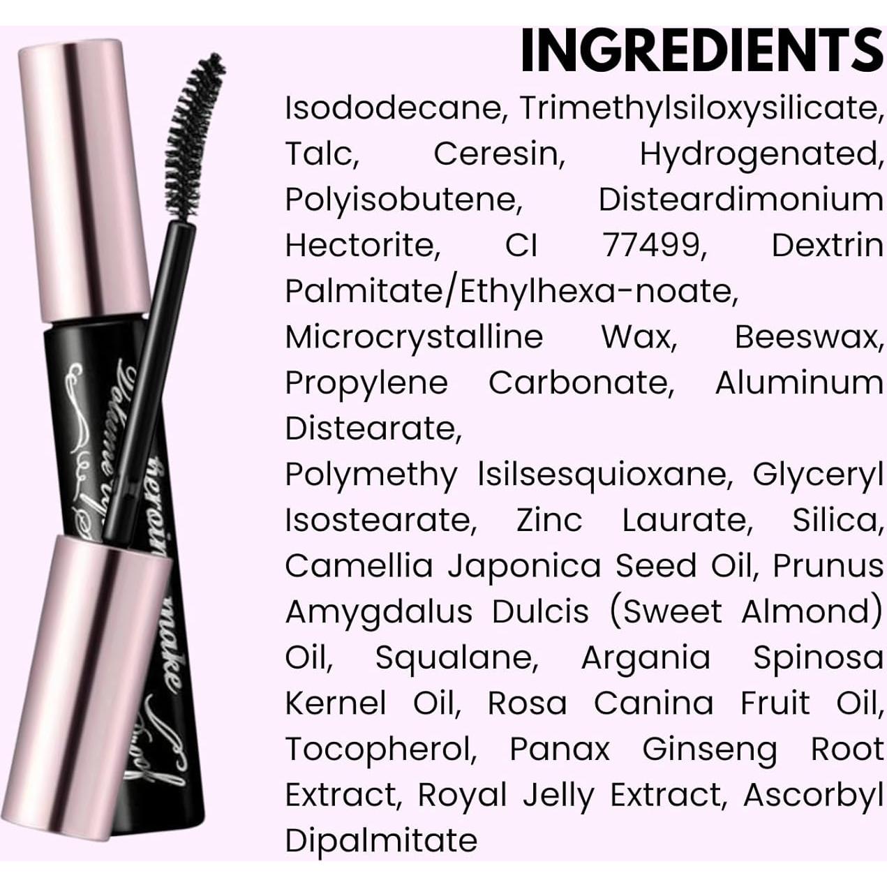 Máscara Voluminizadora Isehan HEROINE MAKE Negra 6,23 ml