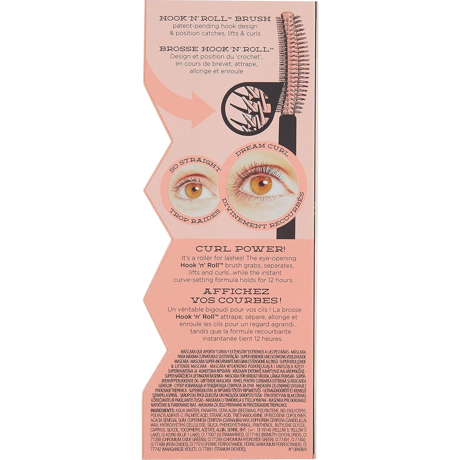 Máscara de Pestañas Benefit Roller Lash 8.64 cm Negro