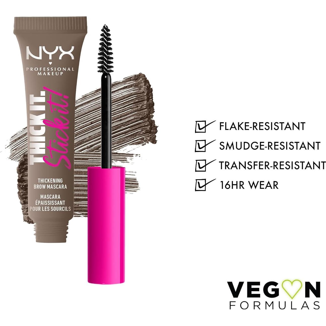 Gel para Cejas Engrosante NYX Taupe 6.81 ml Vegano
