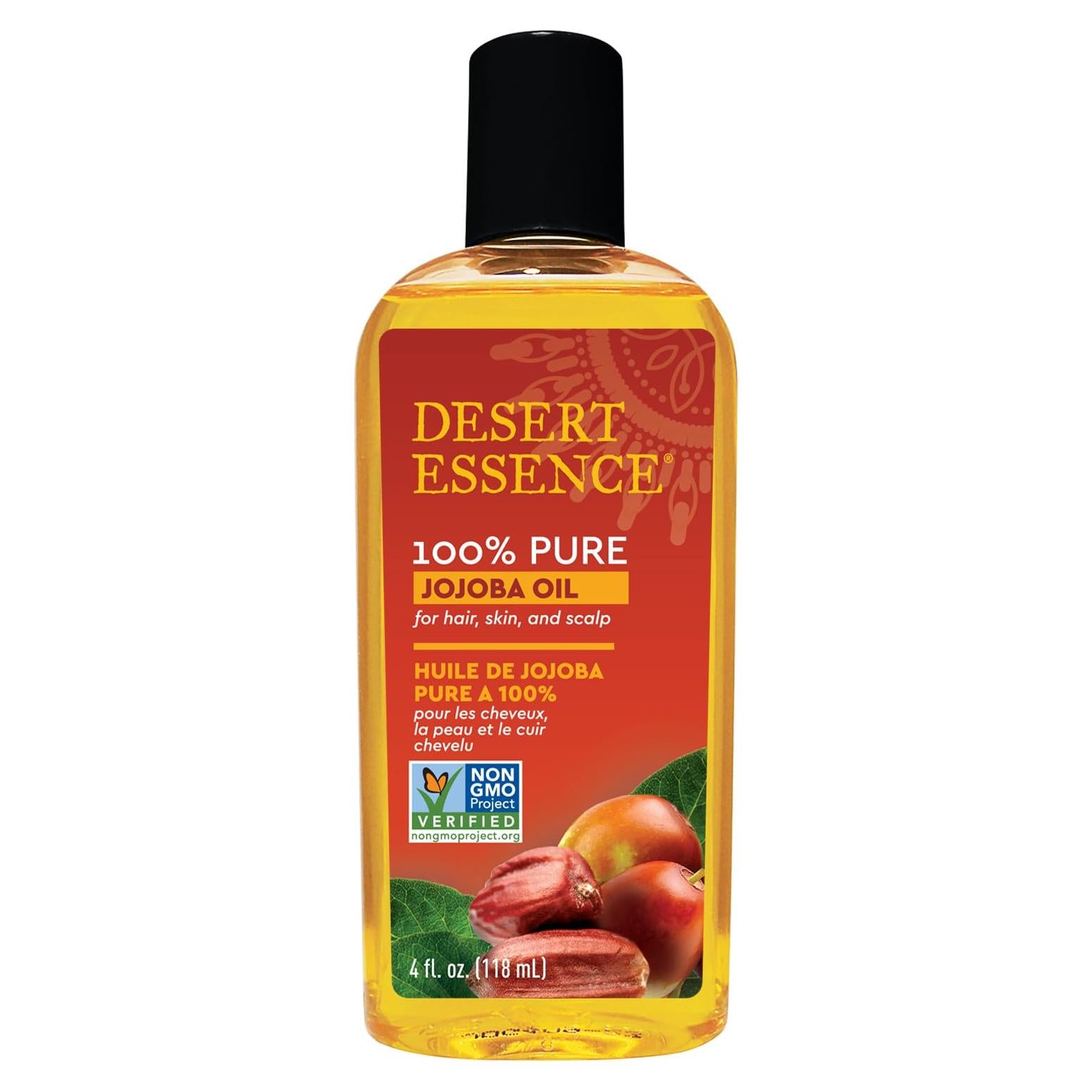 Aceite de Jojoba Puro Desert Essence 118 ml Hidratante Facial y Capilar