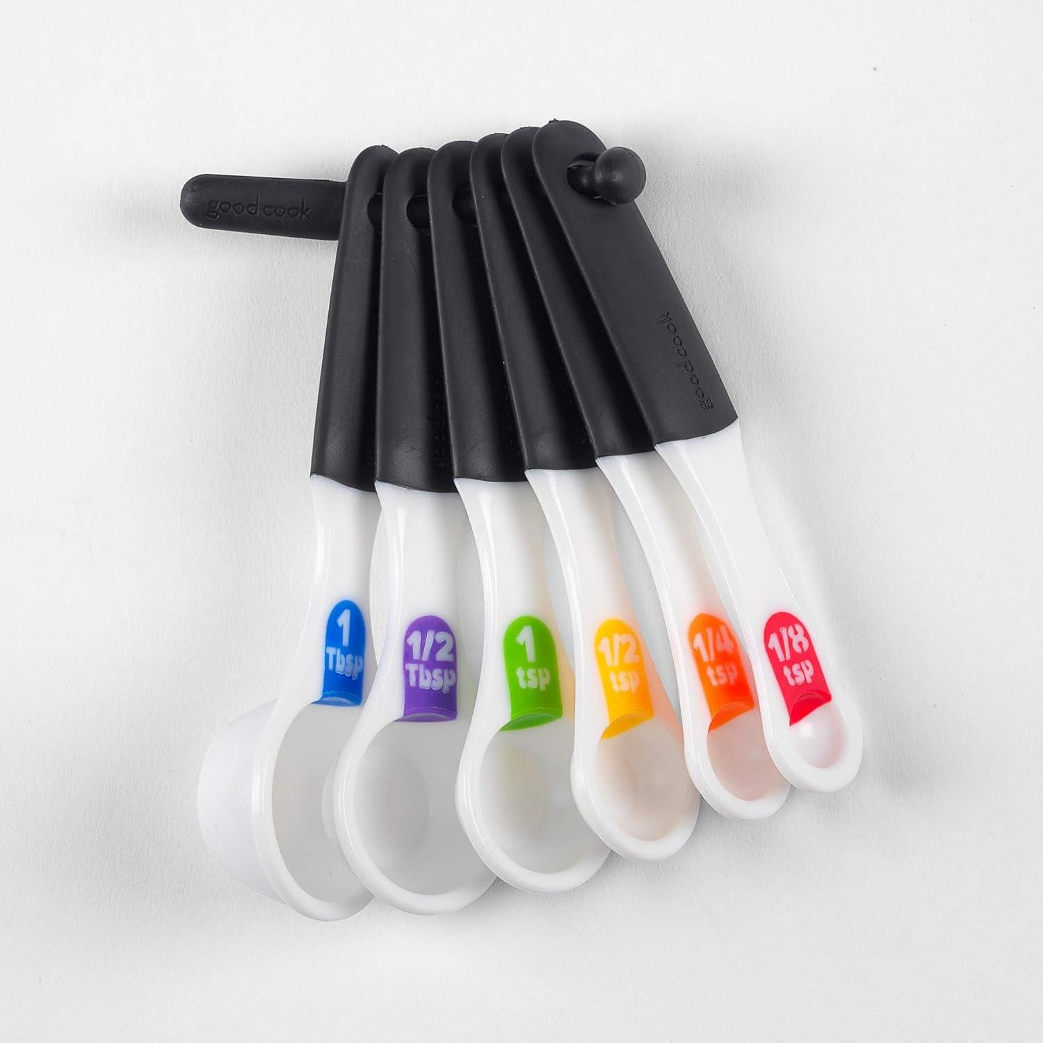 Set de 6 Cucharas Medidoras Good Cook - Plástico Blanco