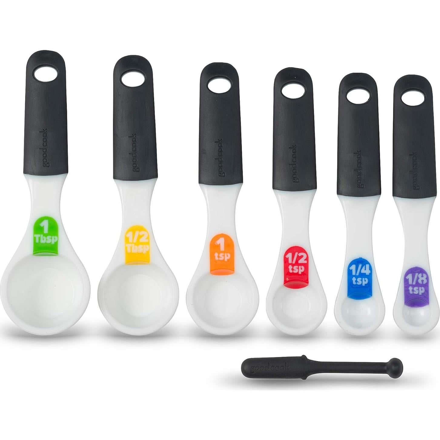 Set de 6 Cucharas Medidoras Good Cook - Plástico Blanco