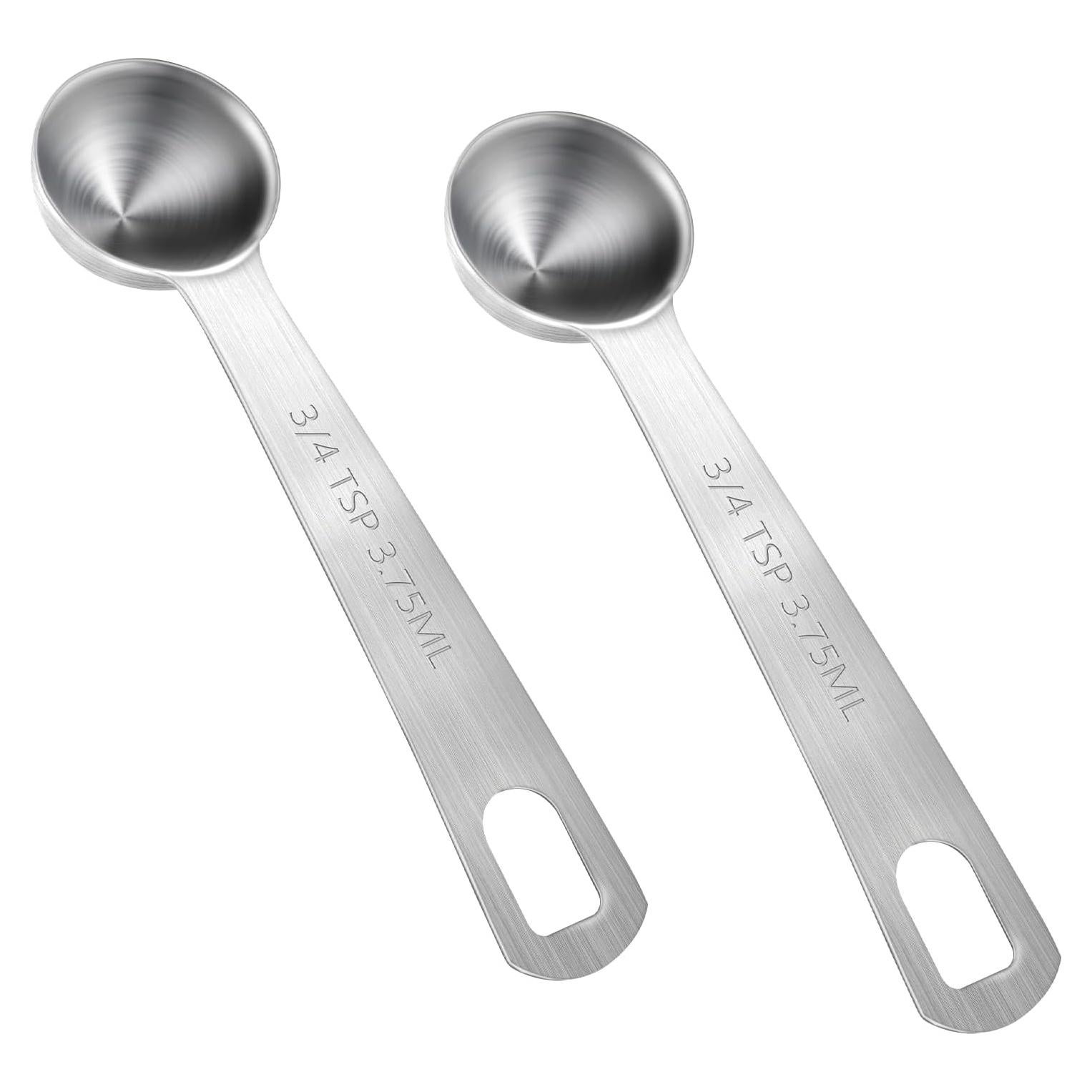 Cucharas Medidoras de Acero Inoxidable Mozeat Lens 3.75ml - 2 Pcs