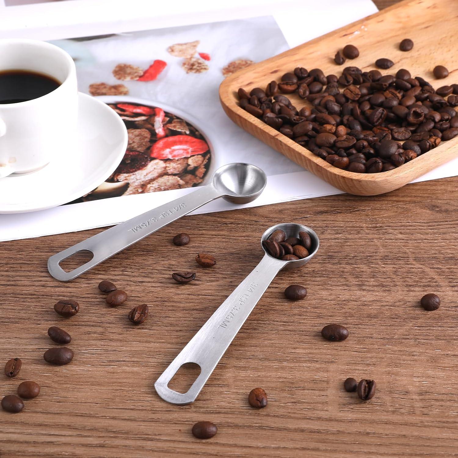 Cucharas Medidoras de Acero Inoxidable Mozeat Lens 3.75ml - 2 Pcs