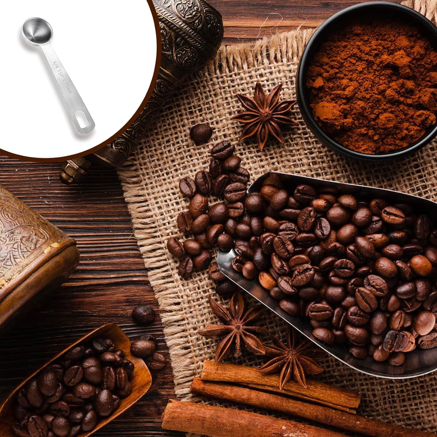 Cucharas Medidoras de Acero Inoxidable Mozeat Lens 3.75ml - 2 Pcs