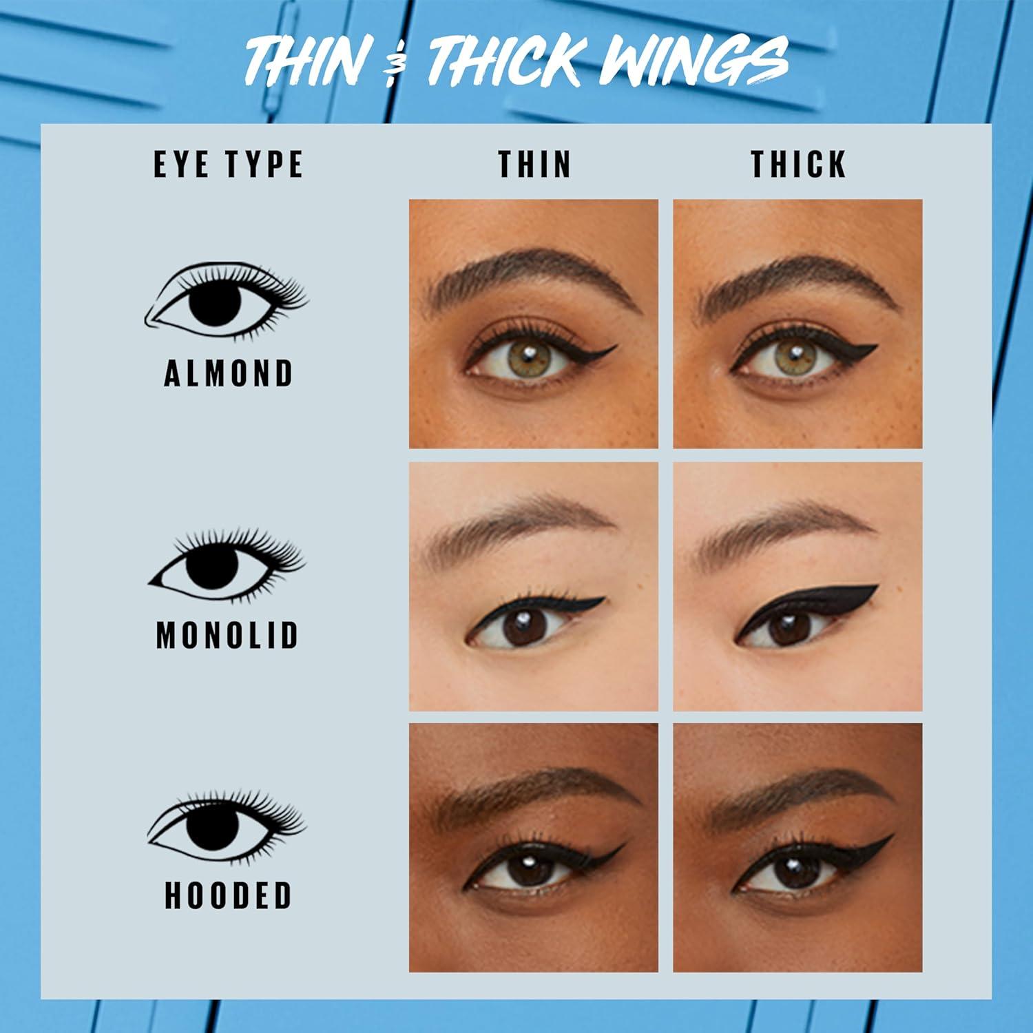 Delineador Líquido Impermeable Maybelline Master Precise Negro