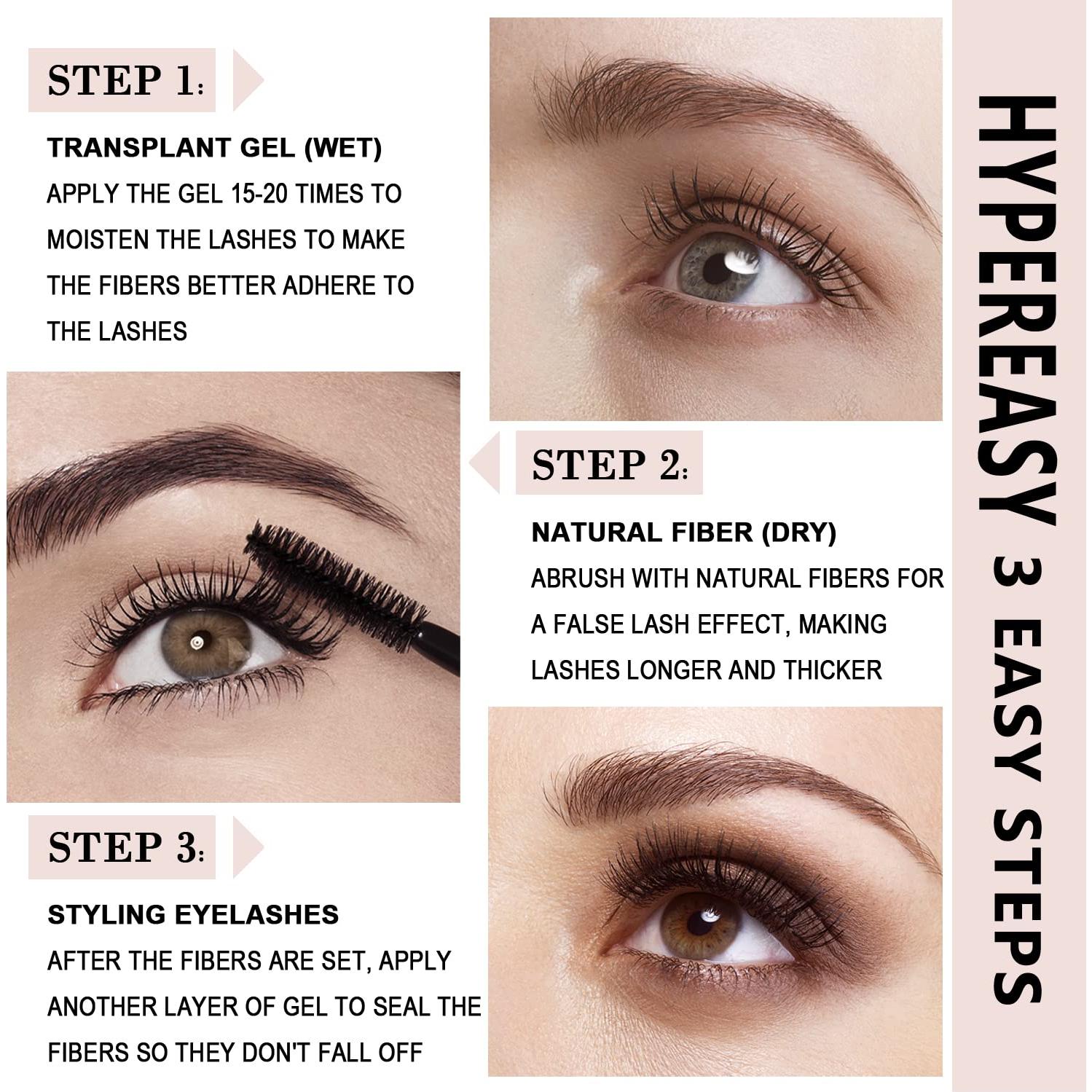 Máscara de Pestañas 3D Jovenfoco Fibra Impermeable 155g