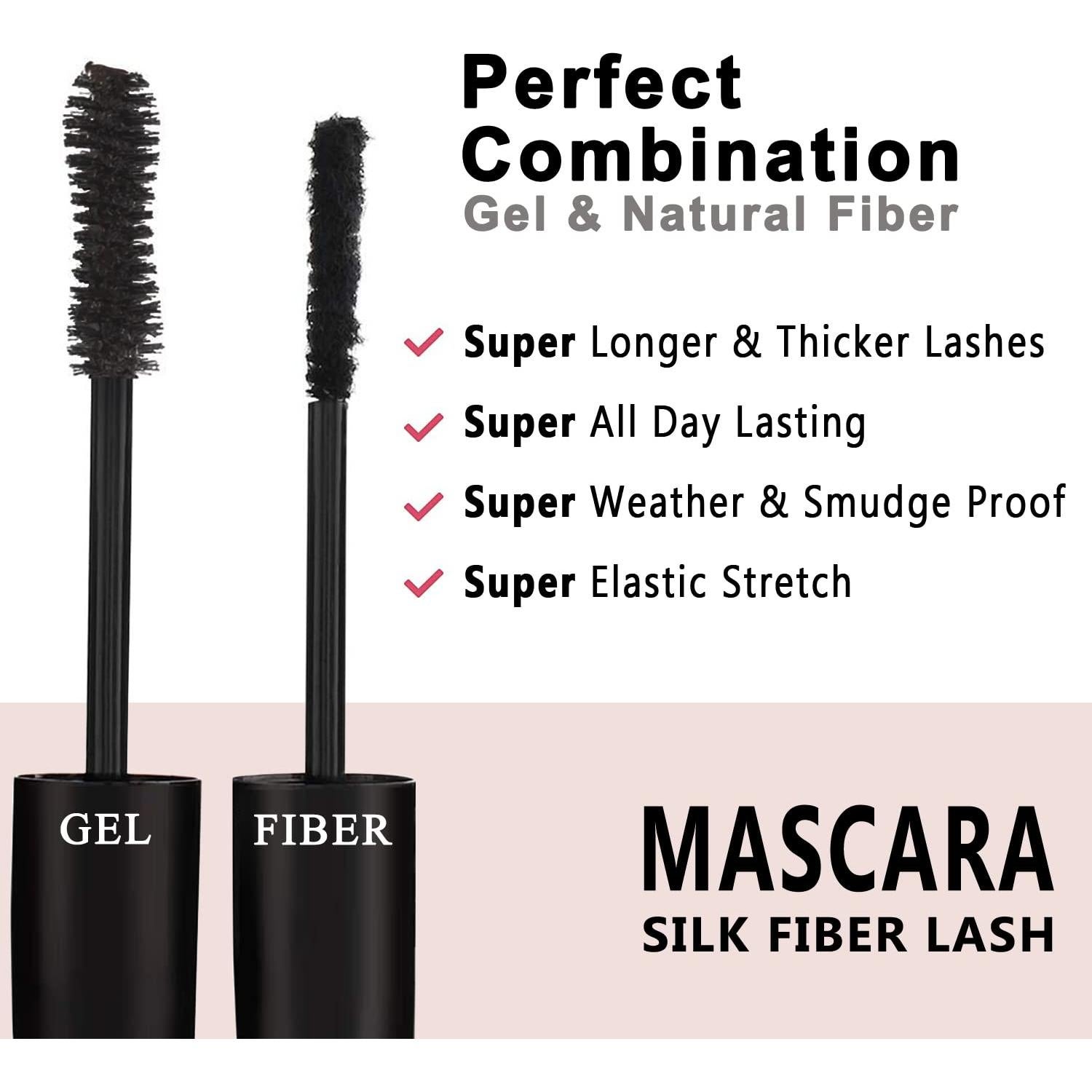 Máscara de Pestañas 3D Jovenfoco Fibra Impermeable 155g