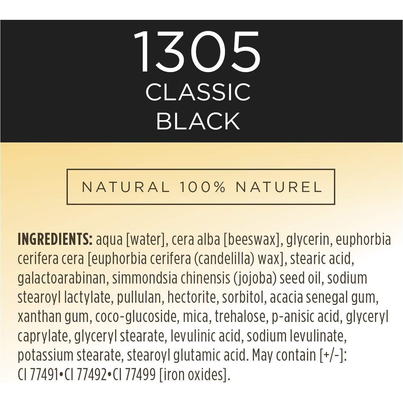 Máscara Nutritiva 100% Natural Burt's Bees Negro 21.1 cm
