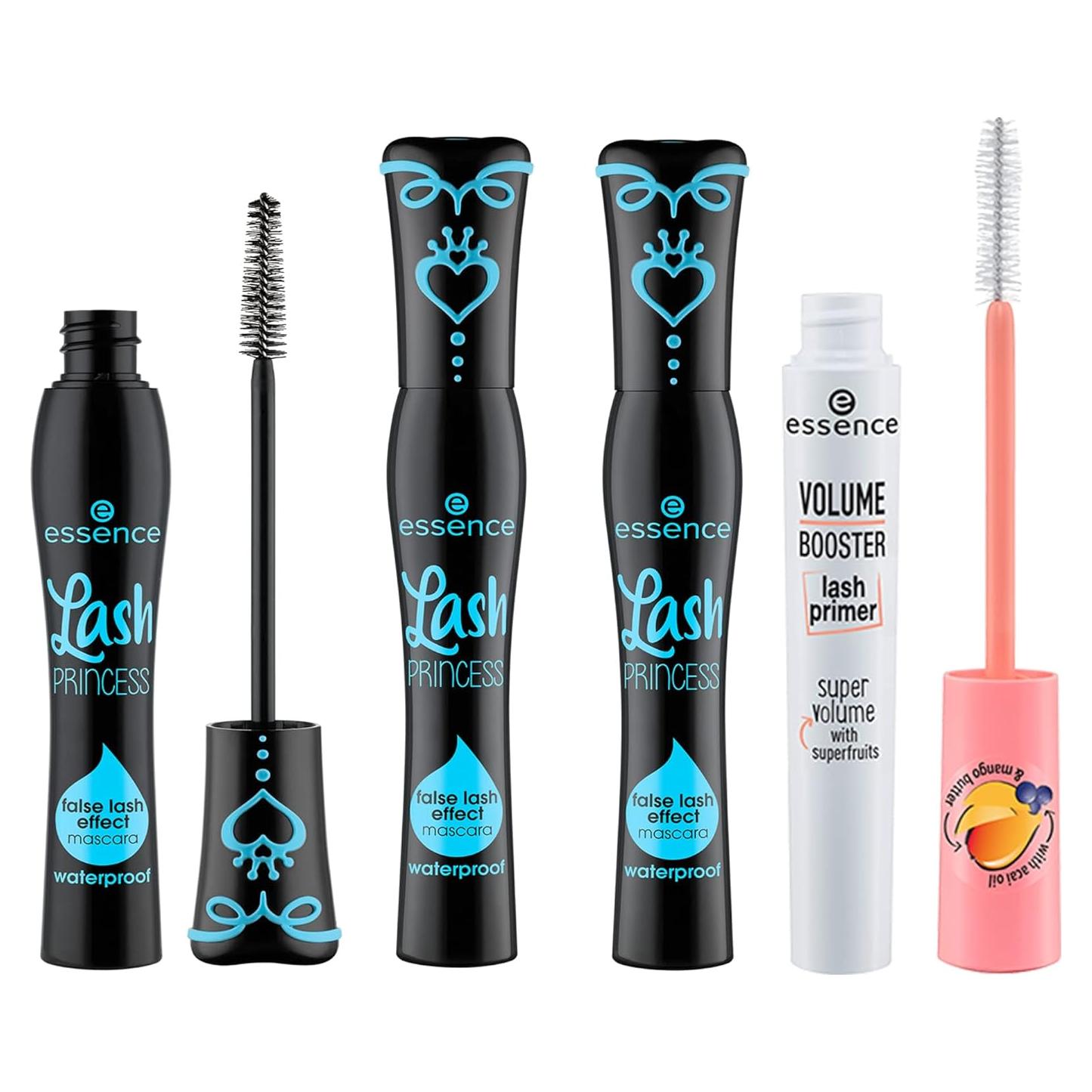 Paquete 3 Máscaras Resistentes al Agua Lash Princess + Primer