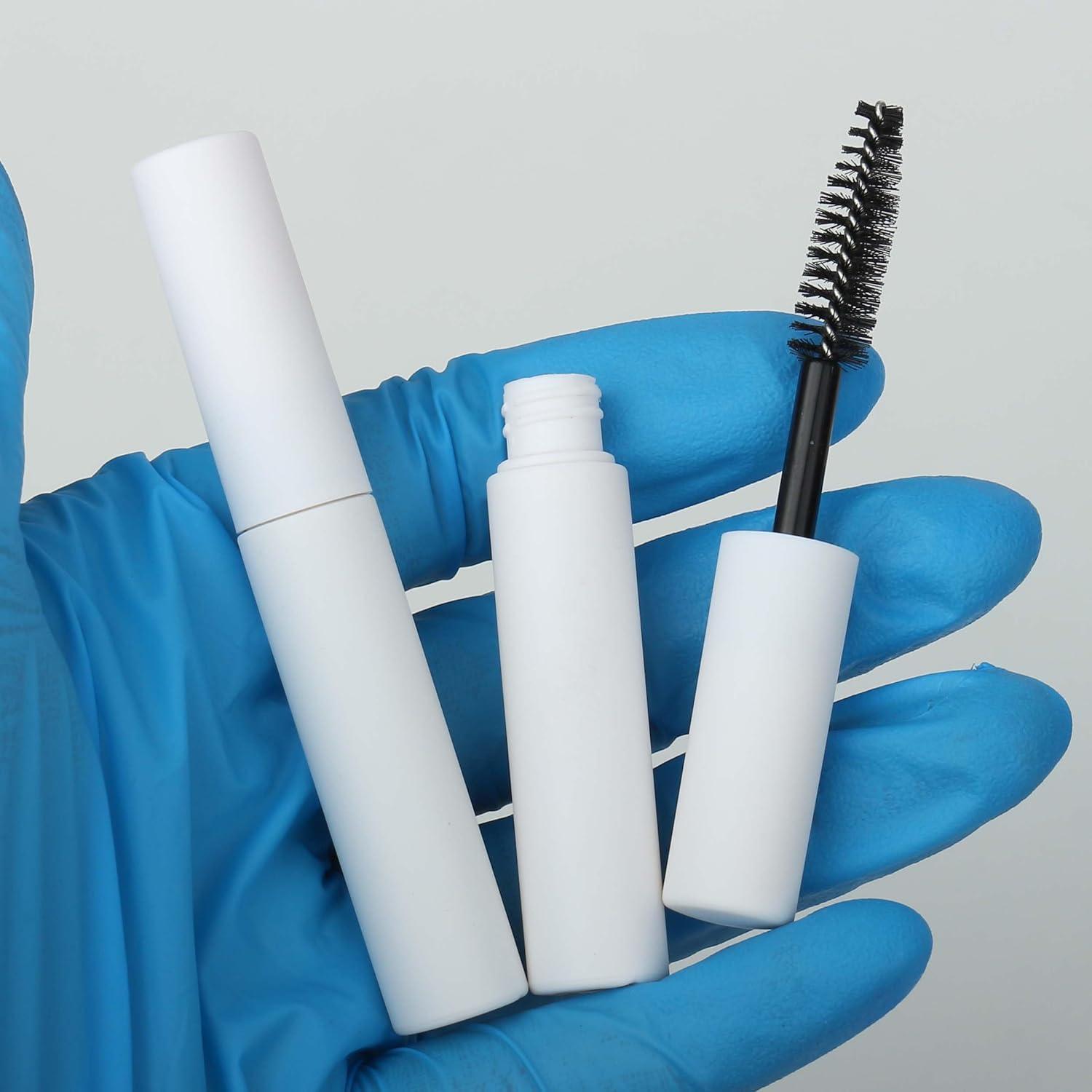 COSIDEA 10 Tubos Vacíos 5ml para Cosméticos - Blanco Mate