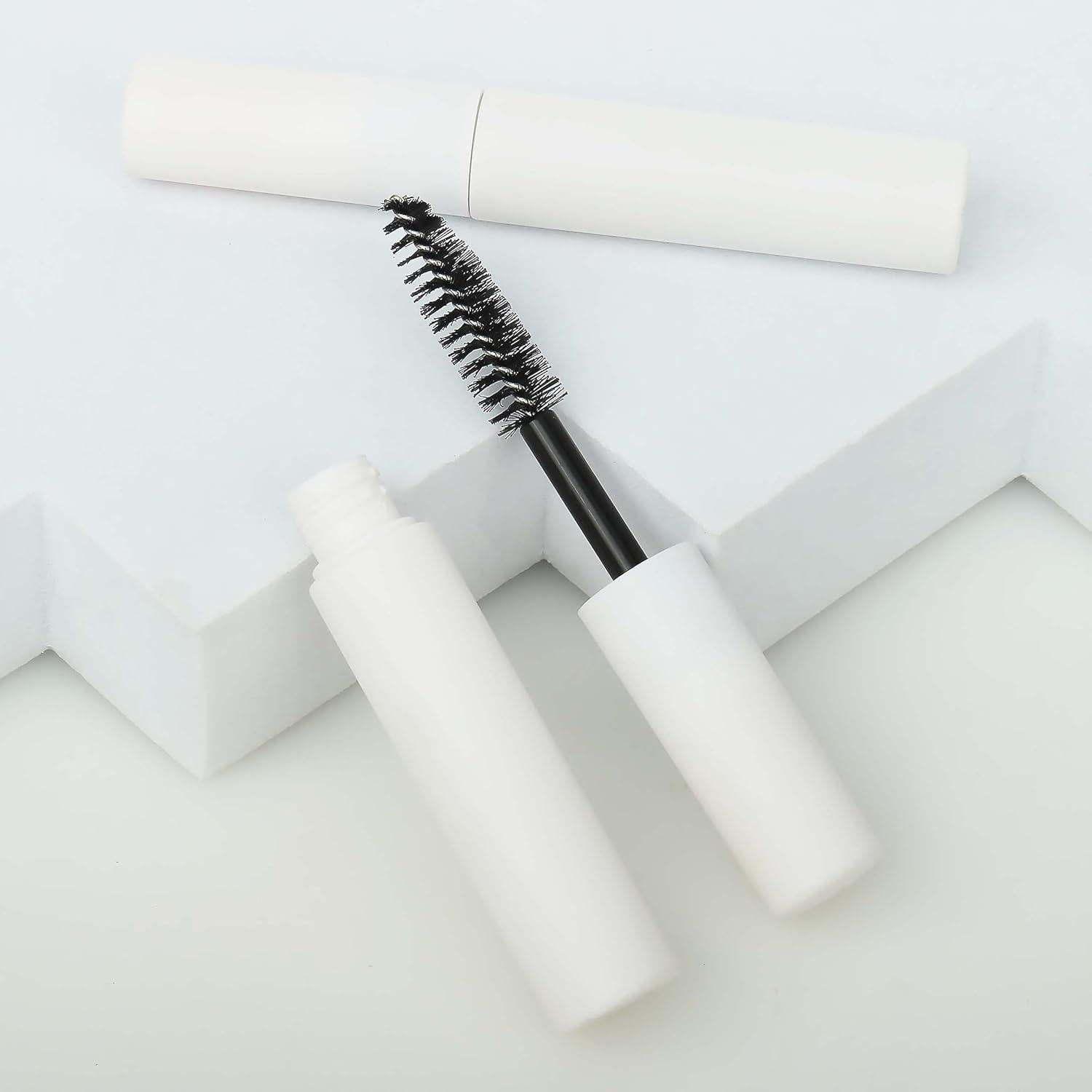 COSIDEA 10 Tubos Vacíos 5ml para Cosméticos - Blanco Mate