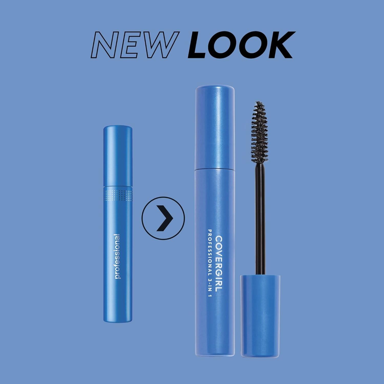 Máscara Profesional Covergirl Muy Negro 9 g - Voluminiza y Alarga