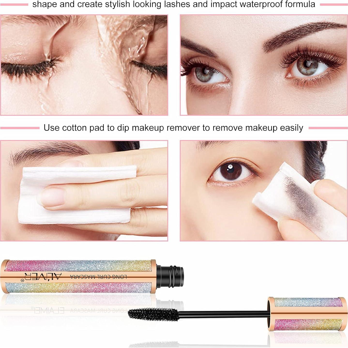 Máscara de Pestañas Aliver 4D Hipoalergénica Negra 32g