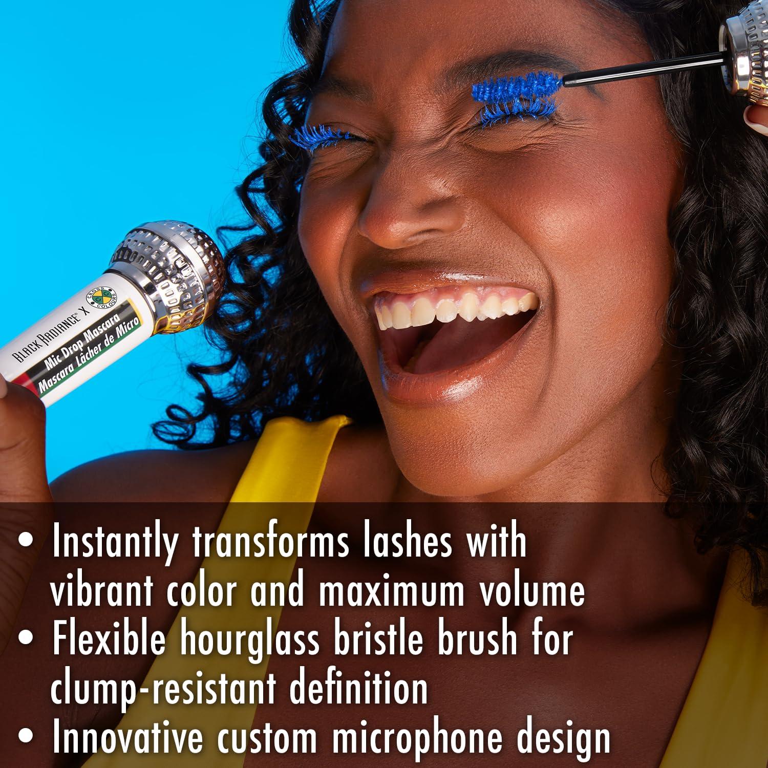 Máscara de Pestañas Cross Colours Mic Drop Azul 26.4x14.8cm