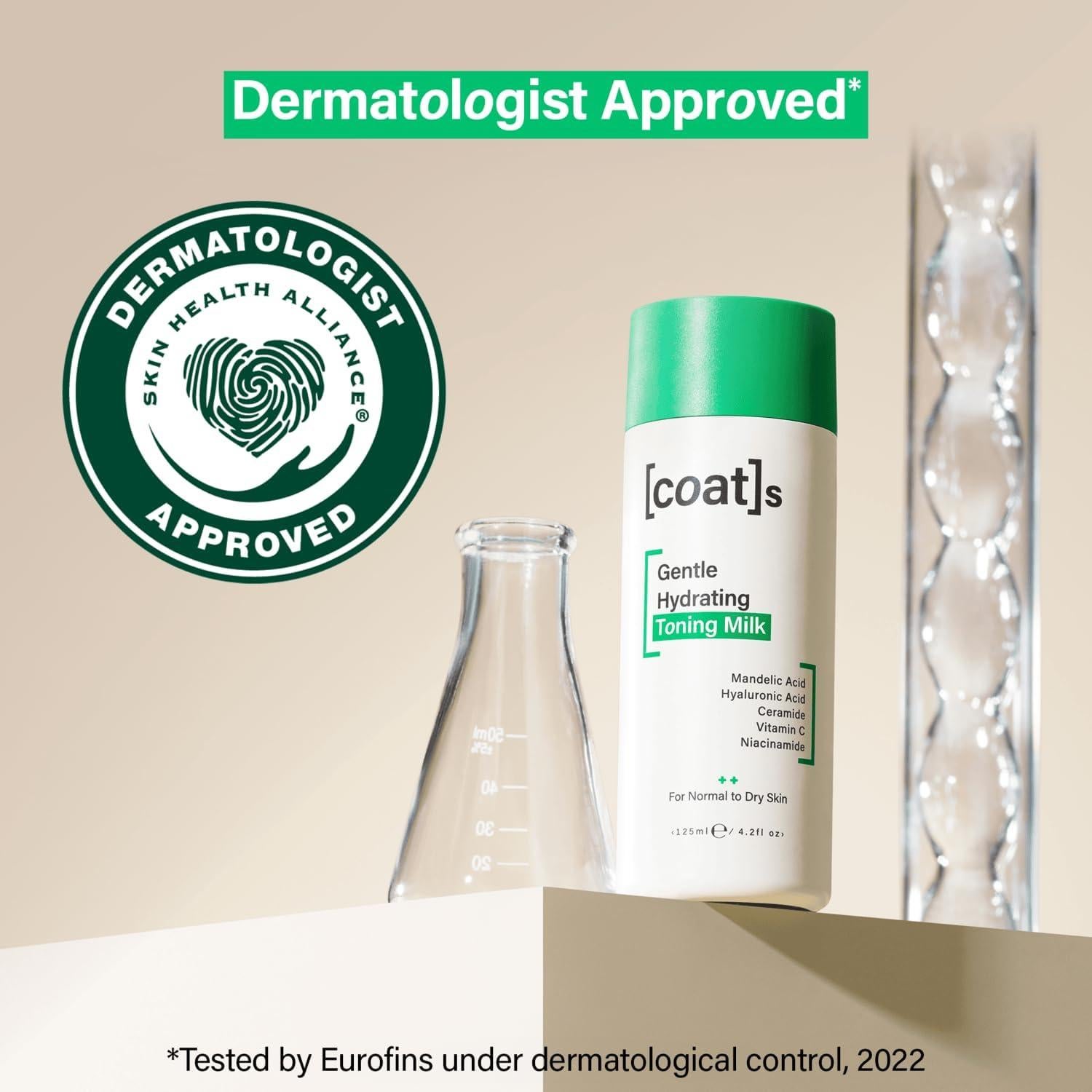 Tónico Hidratante Suave Coats - 160 g - Aprobado Dermatológicamente