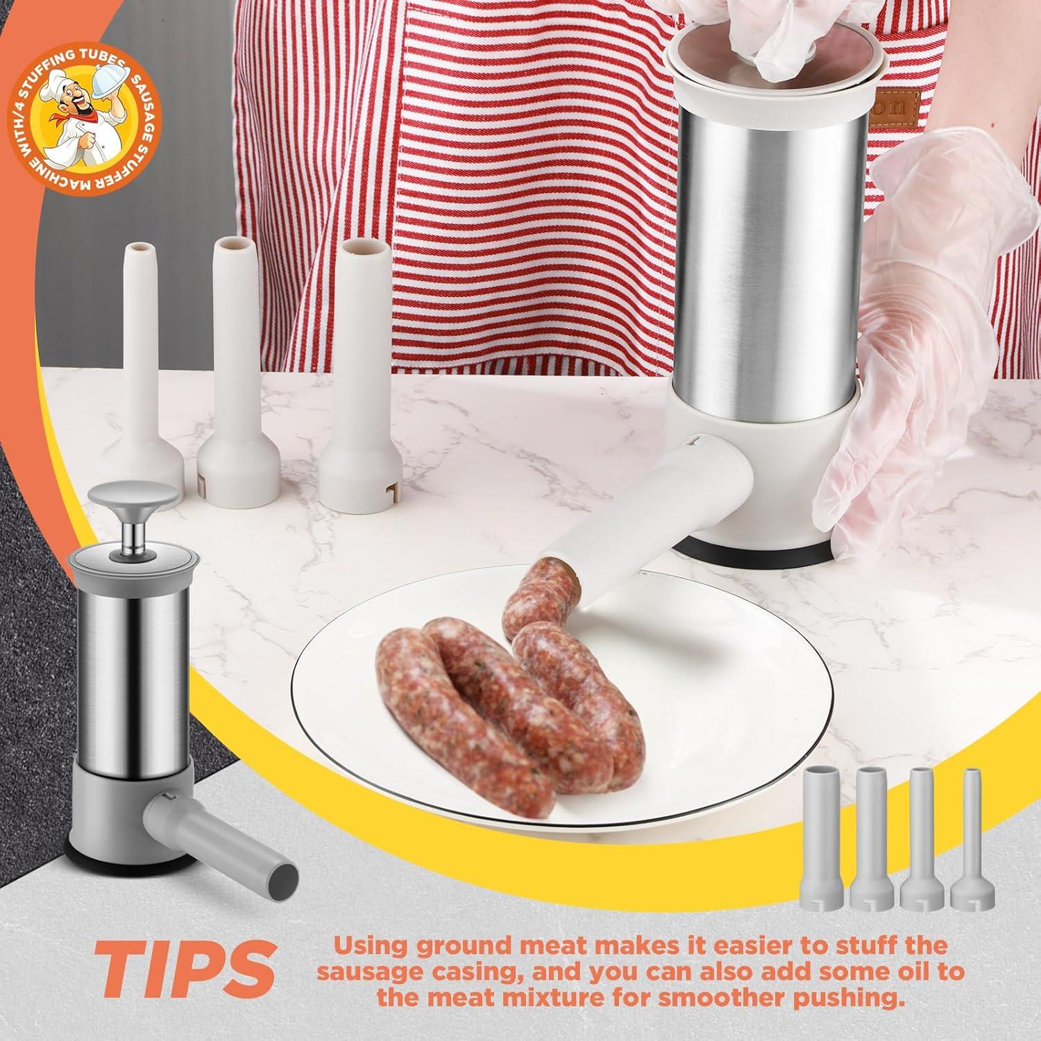 Máquina de embutir salchichas LOYIM 2.2 kg con accesorios