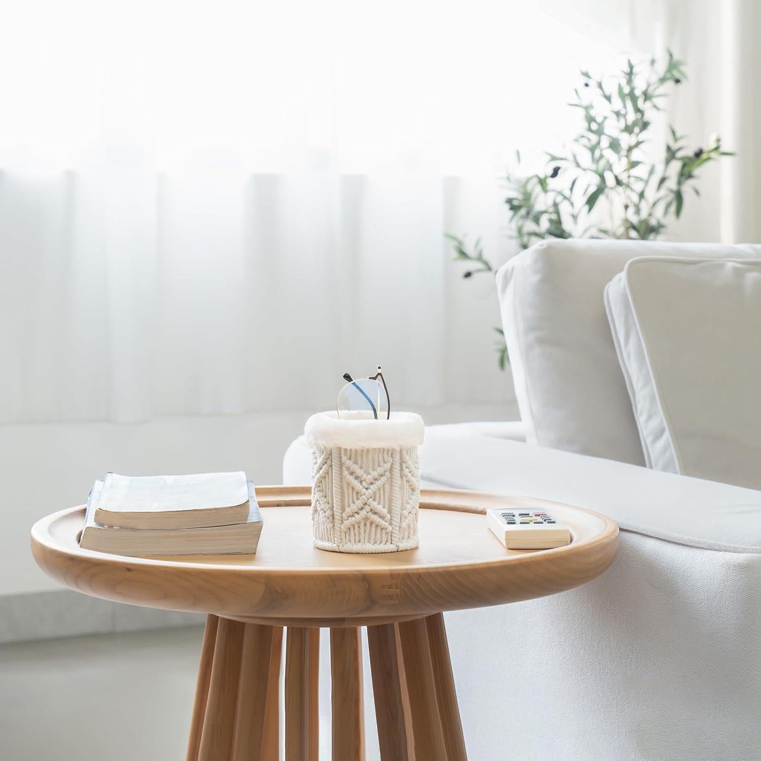 Soporte de Gafas Mkono con Forro de Felpa Decoración Boho