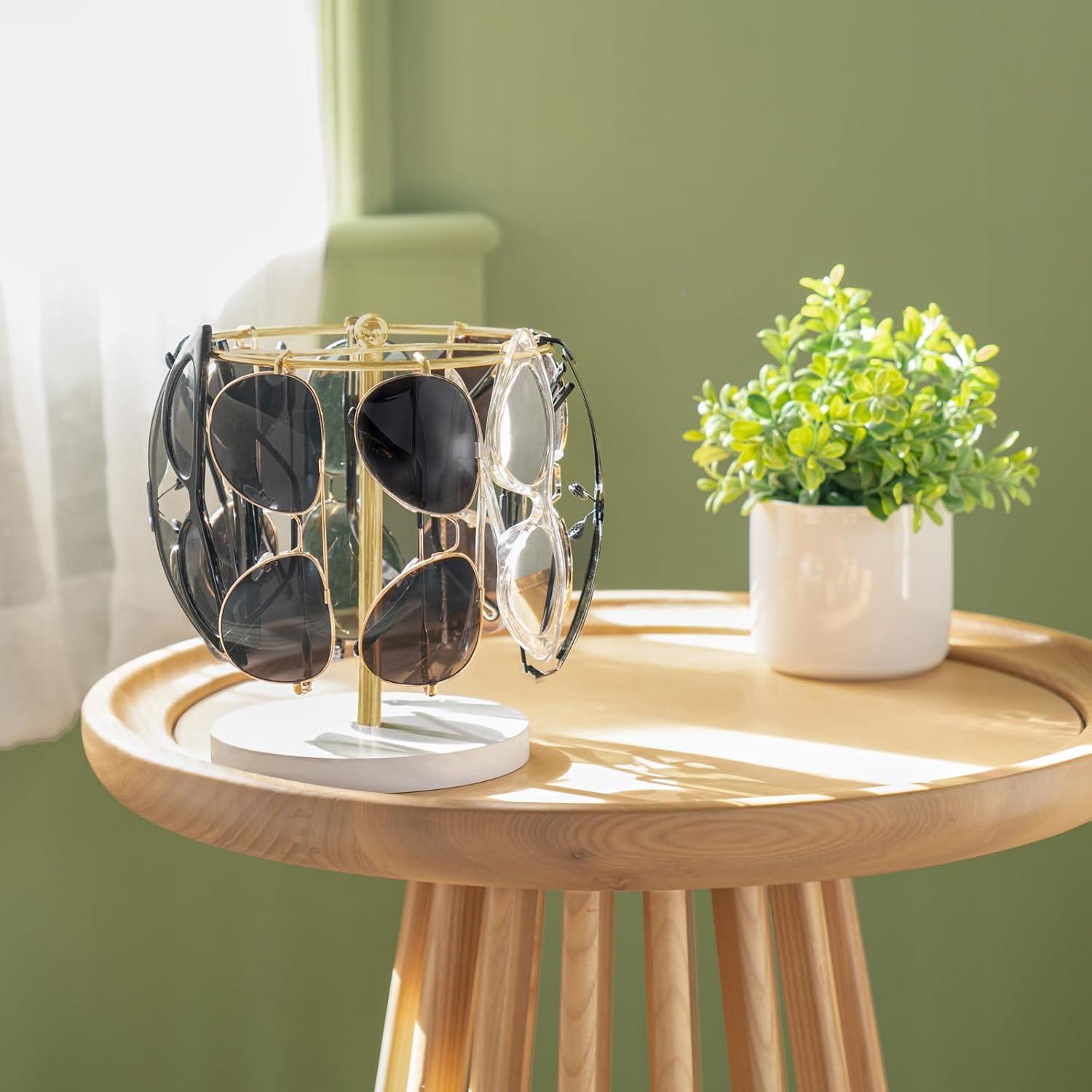 Organizador de Gafas Mkono Dorado para 12 Pares