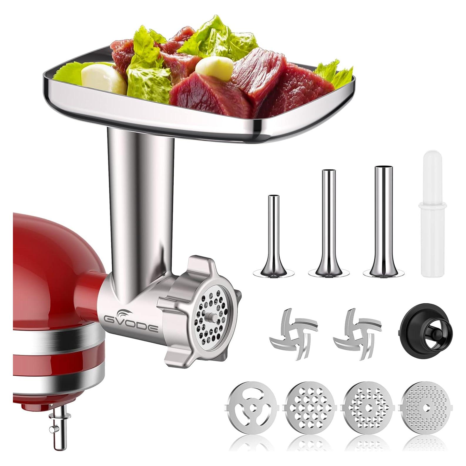 Picadora de Carne GVODE para KitchenAid con Accesorios Completo