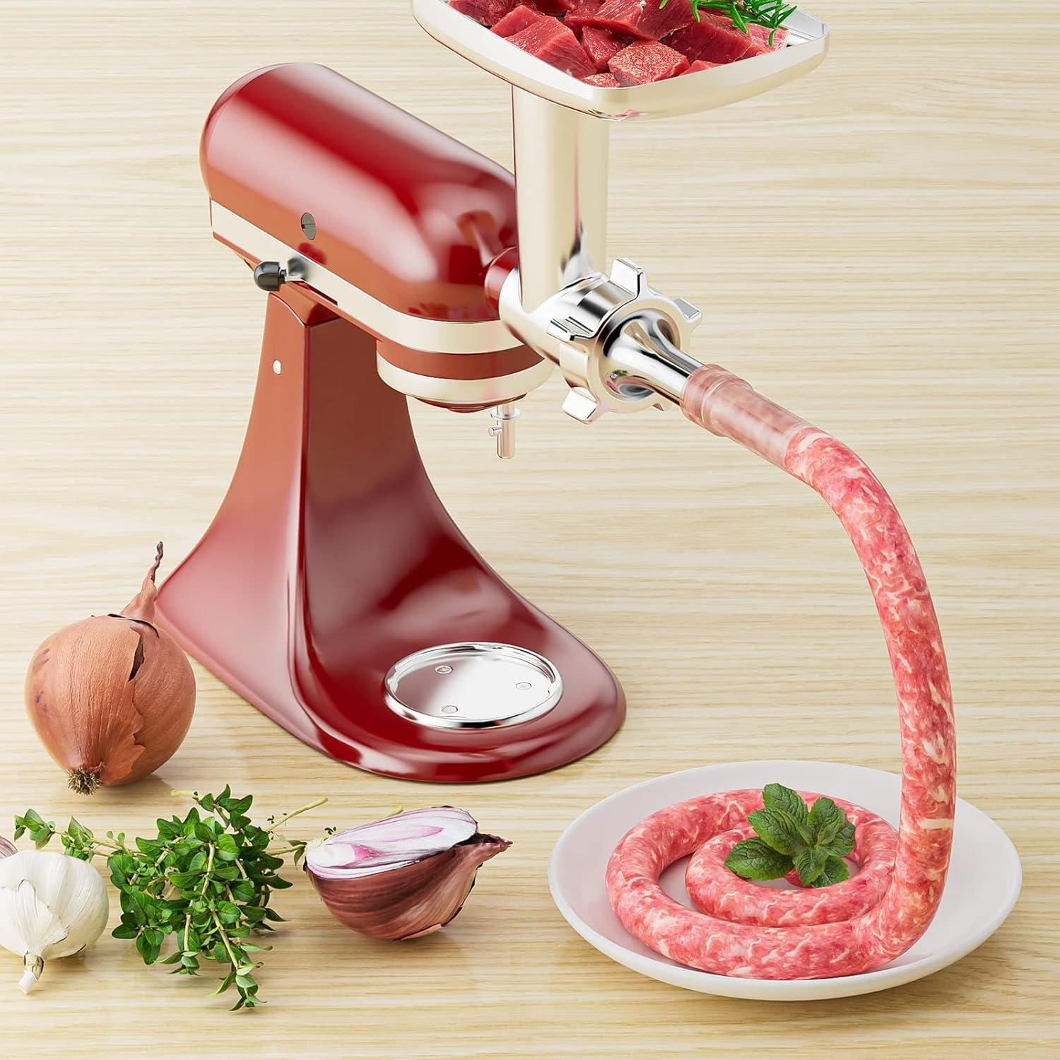 Picadora de Carne GVODE para KitchenAid con Accesorios Completo