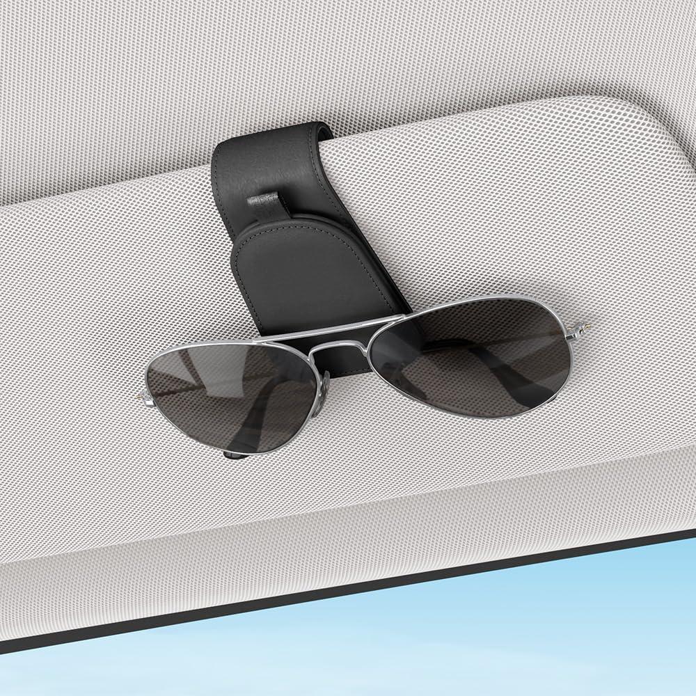 Soporte de Gafas Sotfamily para Coche, Organizador Magnético Negro