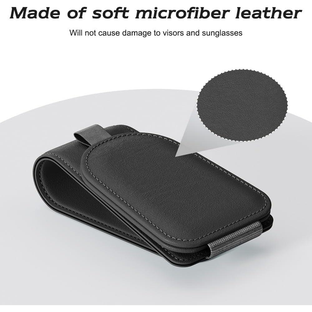 Soporte de Gafas Sotfamily para Coche, Organizador Magnético Negro