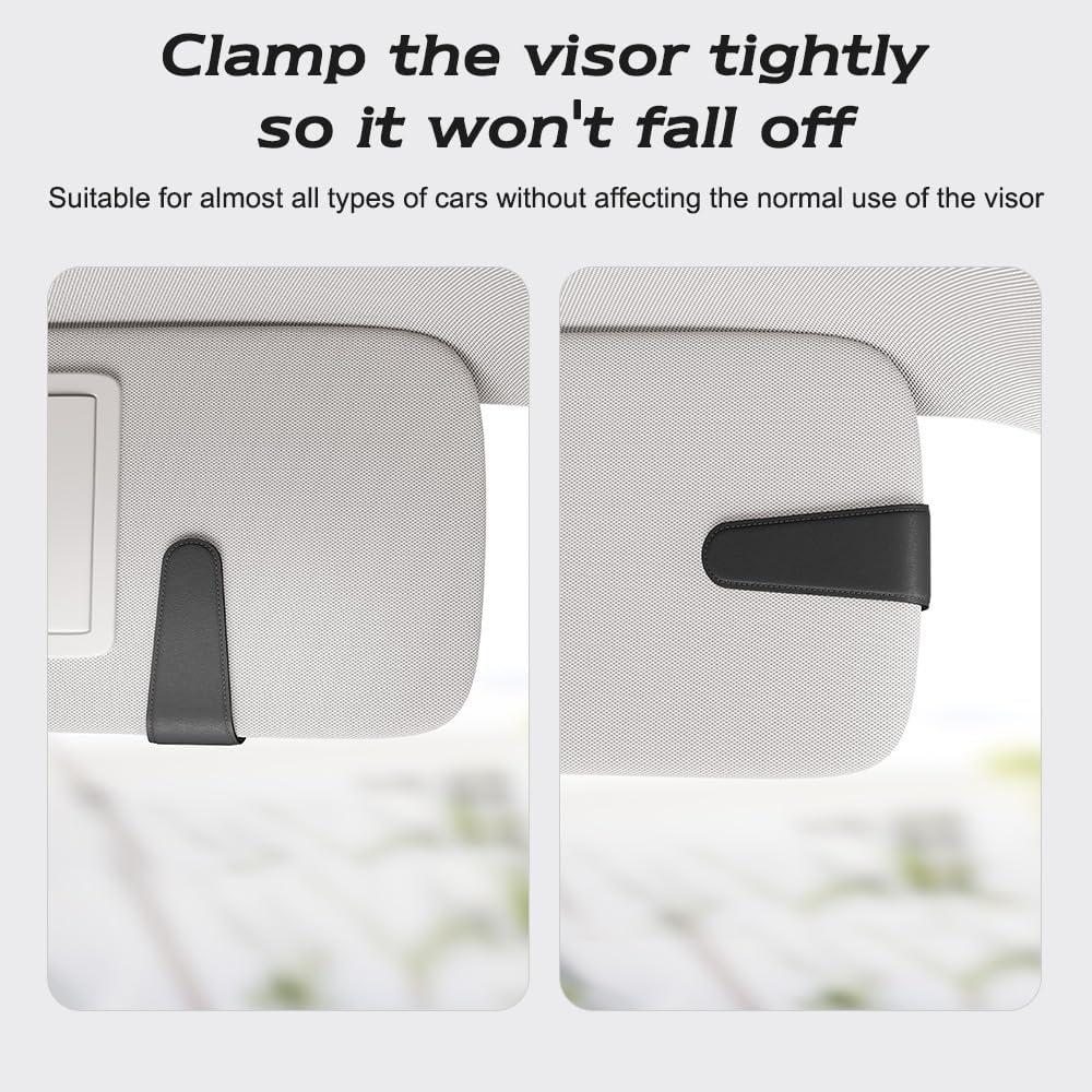 Soporte de Gafas Sotfamily para Coche, Organizador Magnético Negro