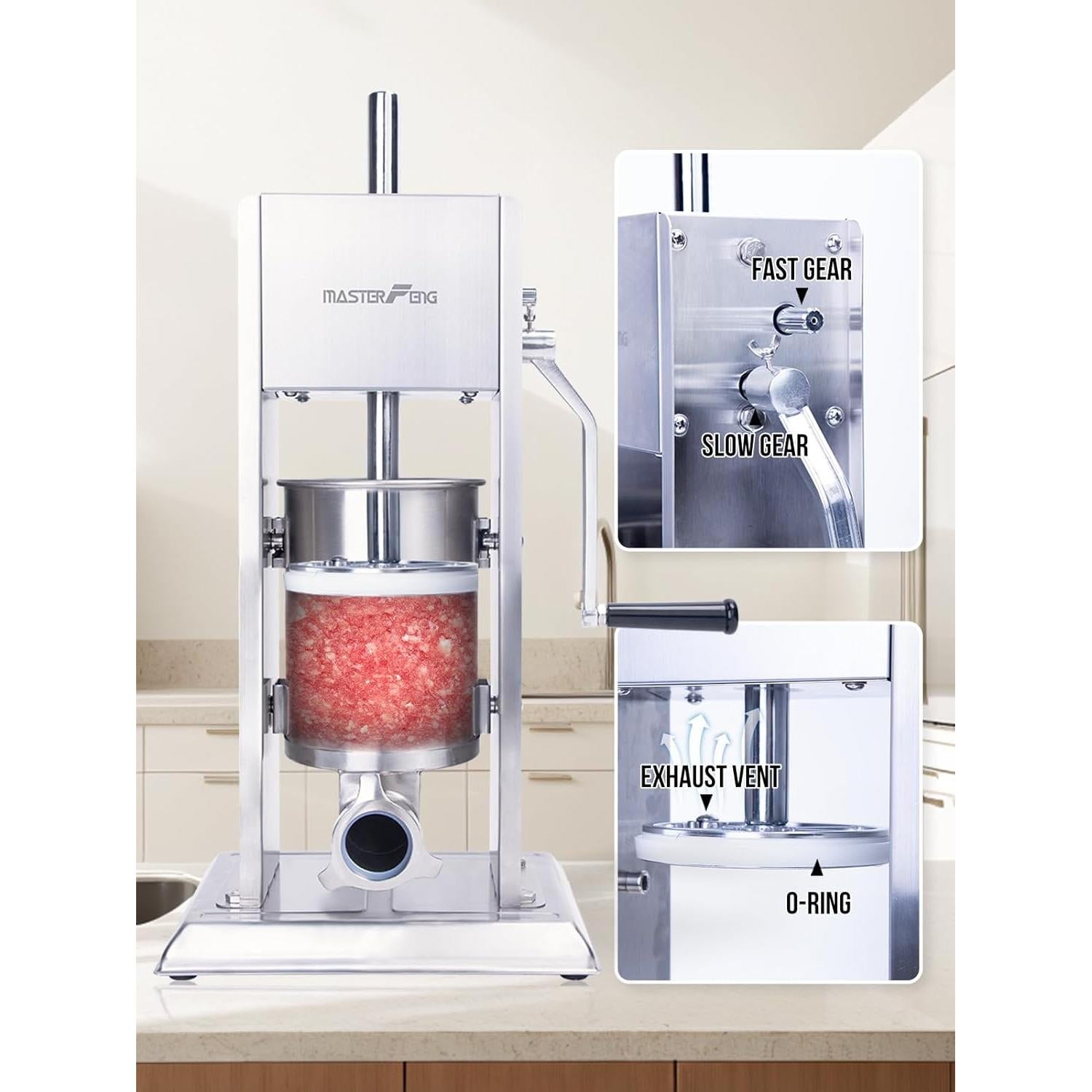 Embutidora de Salchichas Manual MASTER FENG 3L NL-V3L-6100