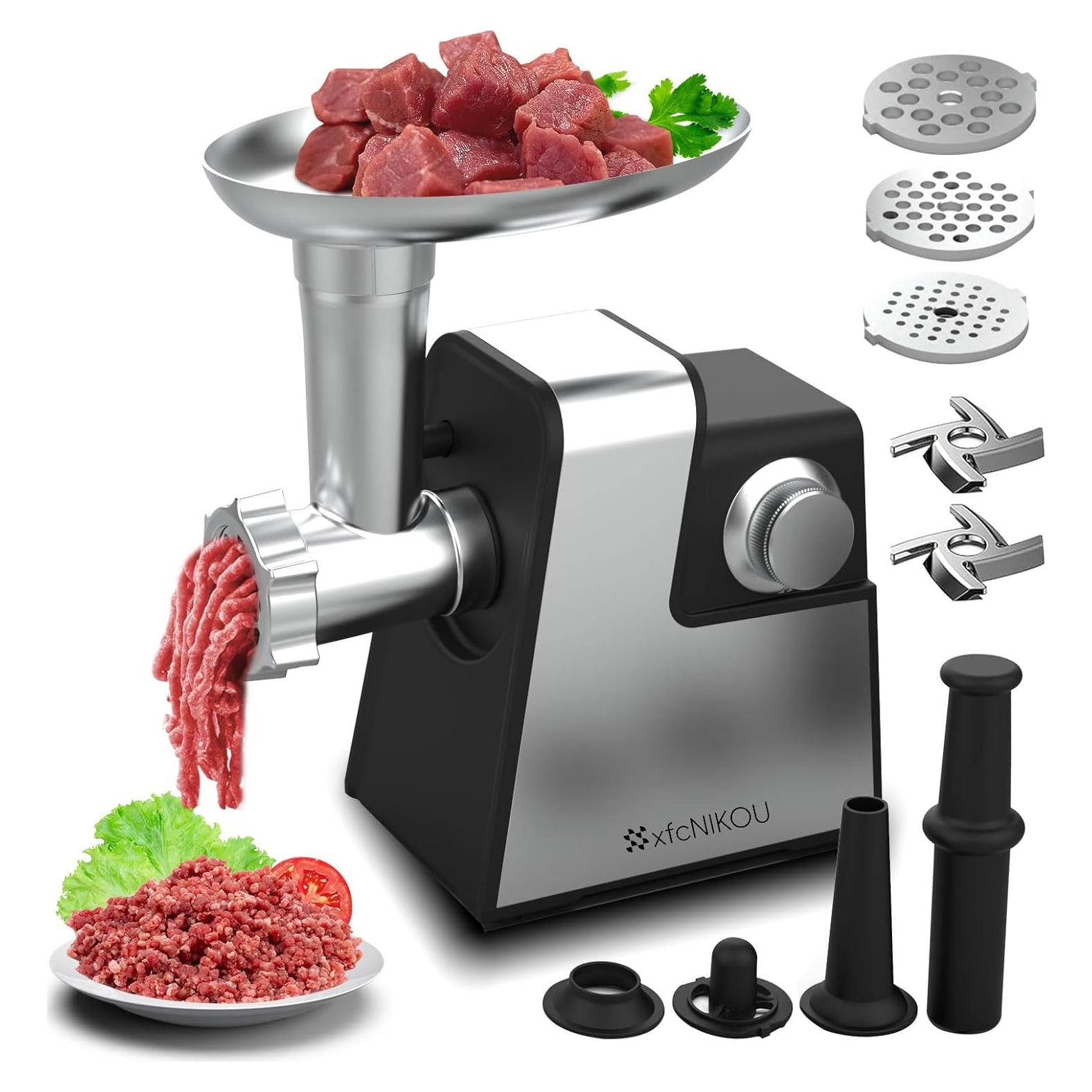 Picadora de Carne Eléctrica XFCNIKOU 2800W Acero Inoxidable