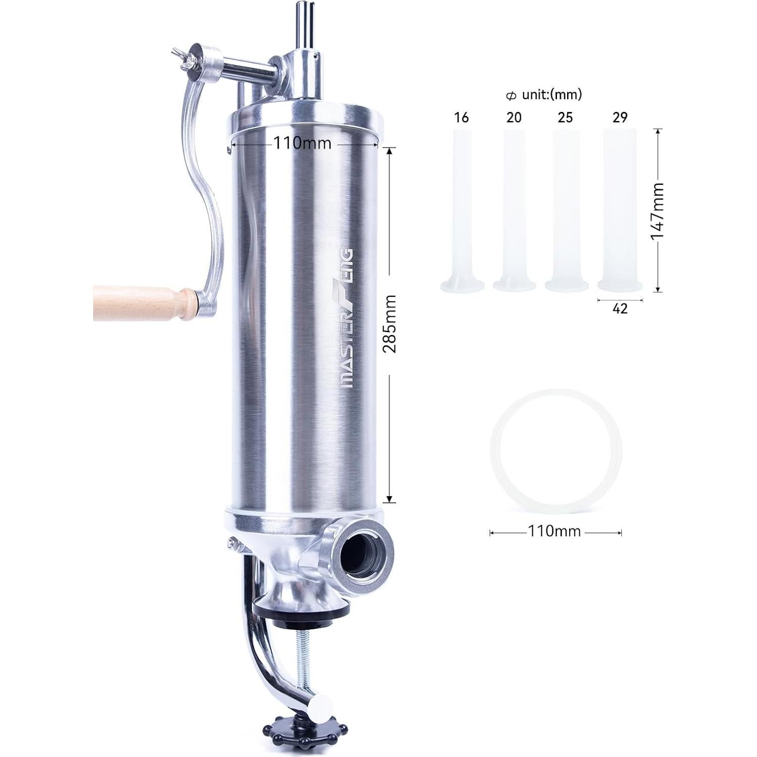 Embutidora Manual de Salchichas Master Feng V50-4100 2,81 kg