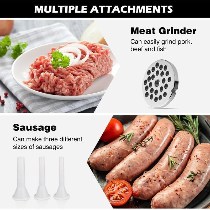 Picadora de Carne Manual LJ - Multifuncional con Accesorios