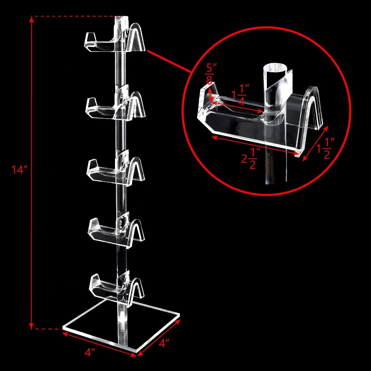 Organizador de Gafas Acrílico MOOCA 2 Pcs 10 Marcos