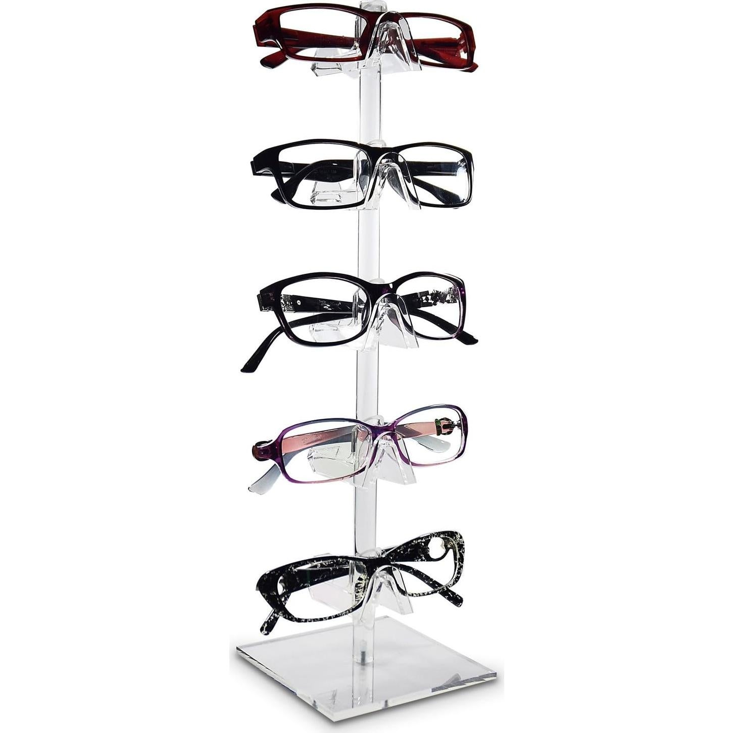 Organizador de Gafas Acrílico MOOCA 2 Pcs 10 Marcos