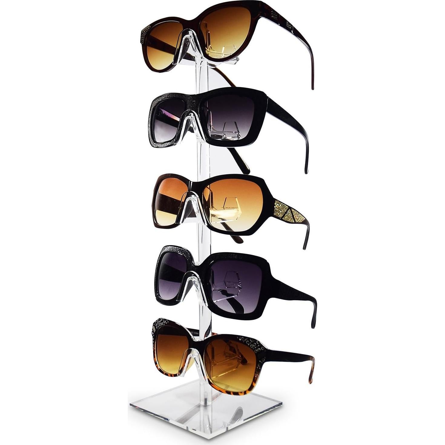 Organizador de Gafas Acrílico MOOCA 2 Pcs 10 Marcos