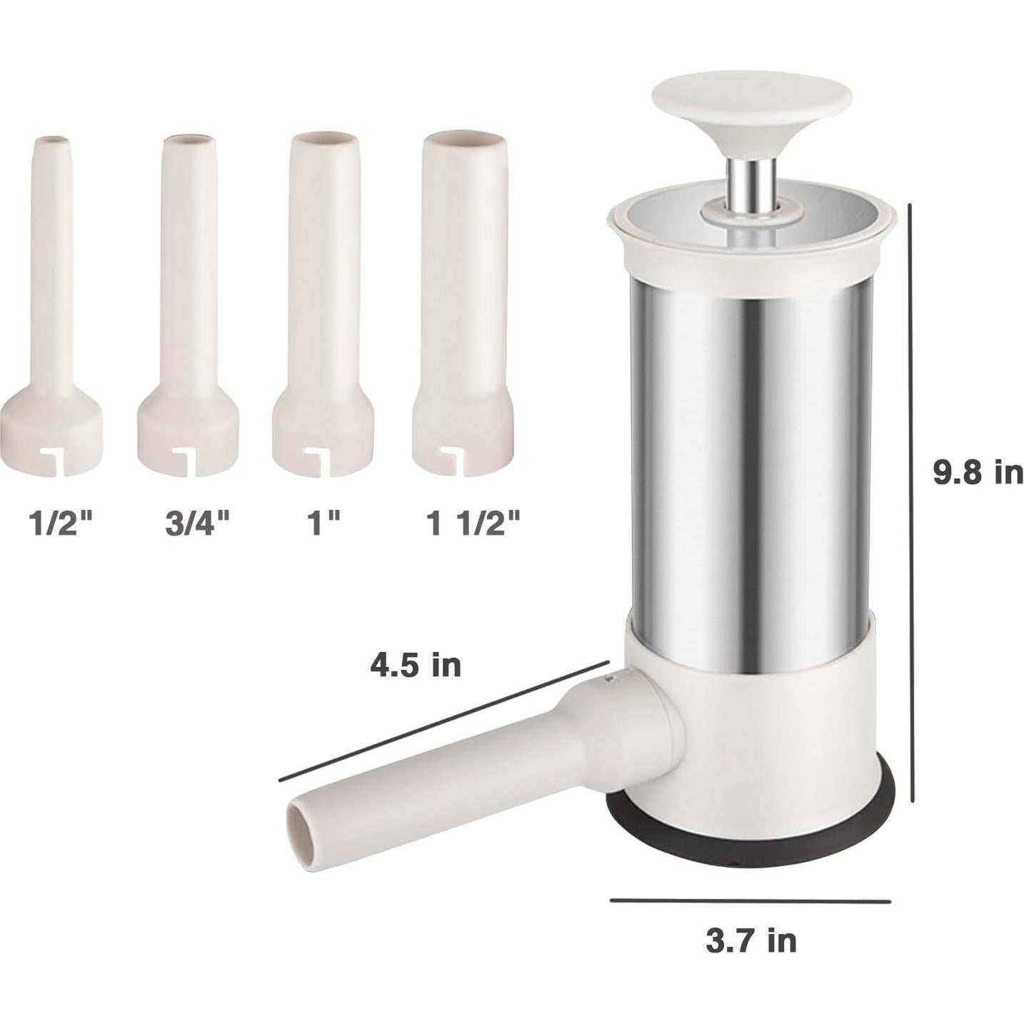 Rellenador de Salchichas Manual Yangjiang 2.2 kg con 4 Boquillas