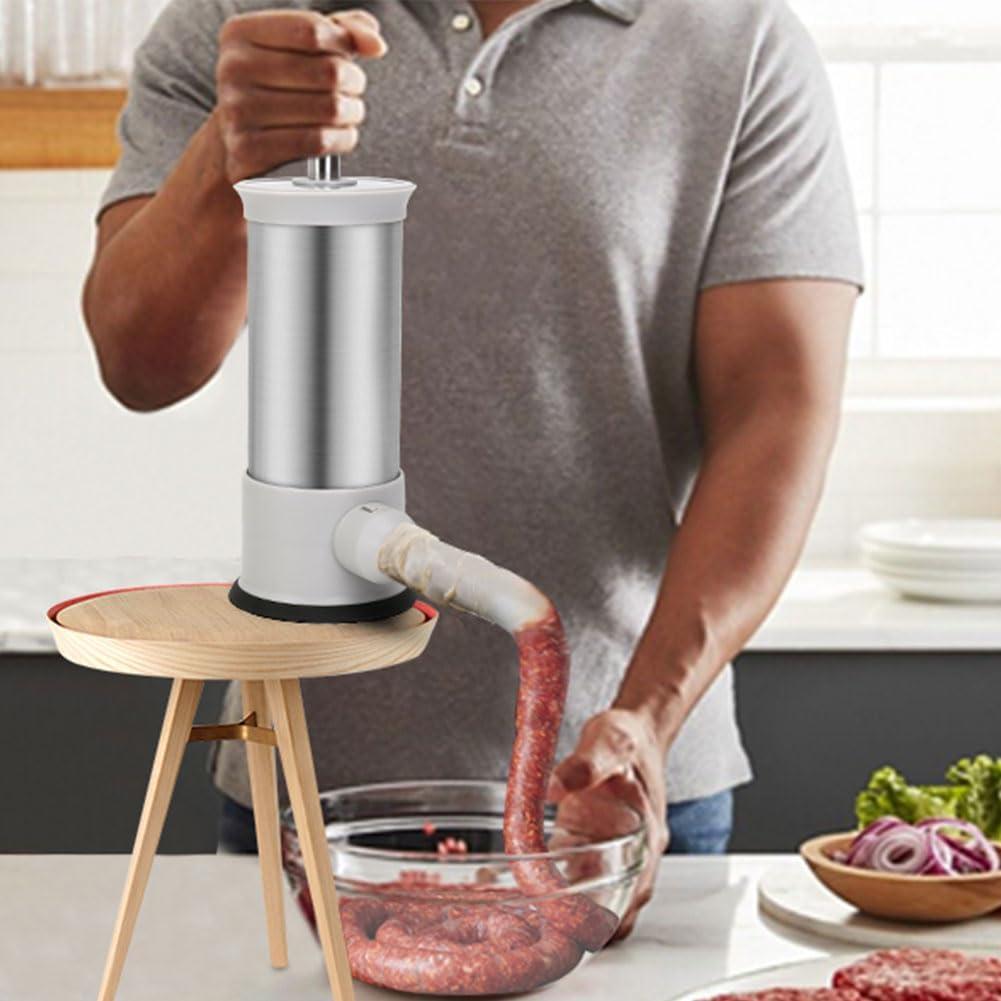 Rellenador de Salchichas Manual Yangjiang 2.2 kg con 4 Boquillas