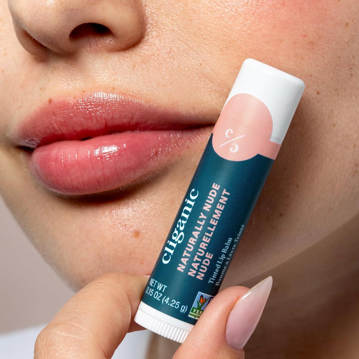 Bálsamo Labial Tinte Cliganic - 4 Colores - Vitamina E